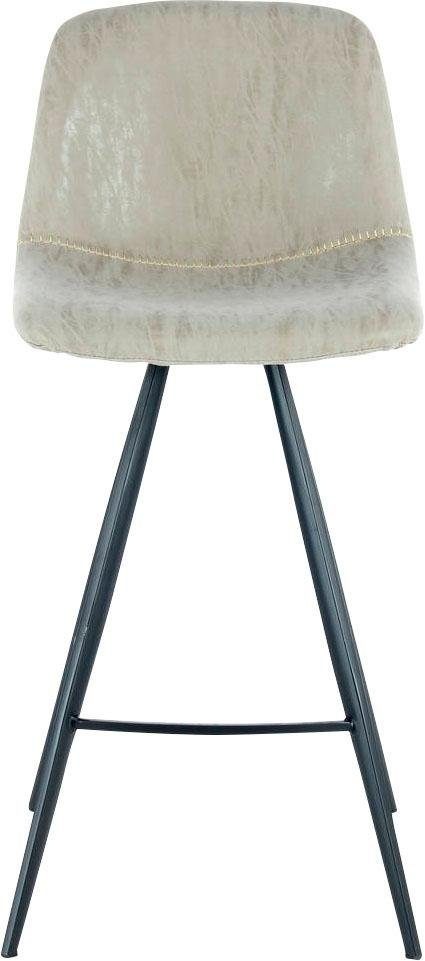 Kayoom Hochstuhl »Barstuhl Samantha 325 2er-Set, 2er-Set Barhocker«, (Set), 2 St., schlicht, bequem, niedrige Rückenlehne, zeitloses Design