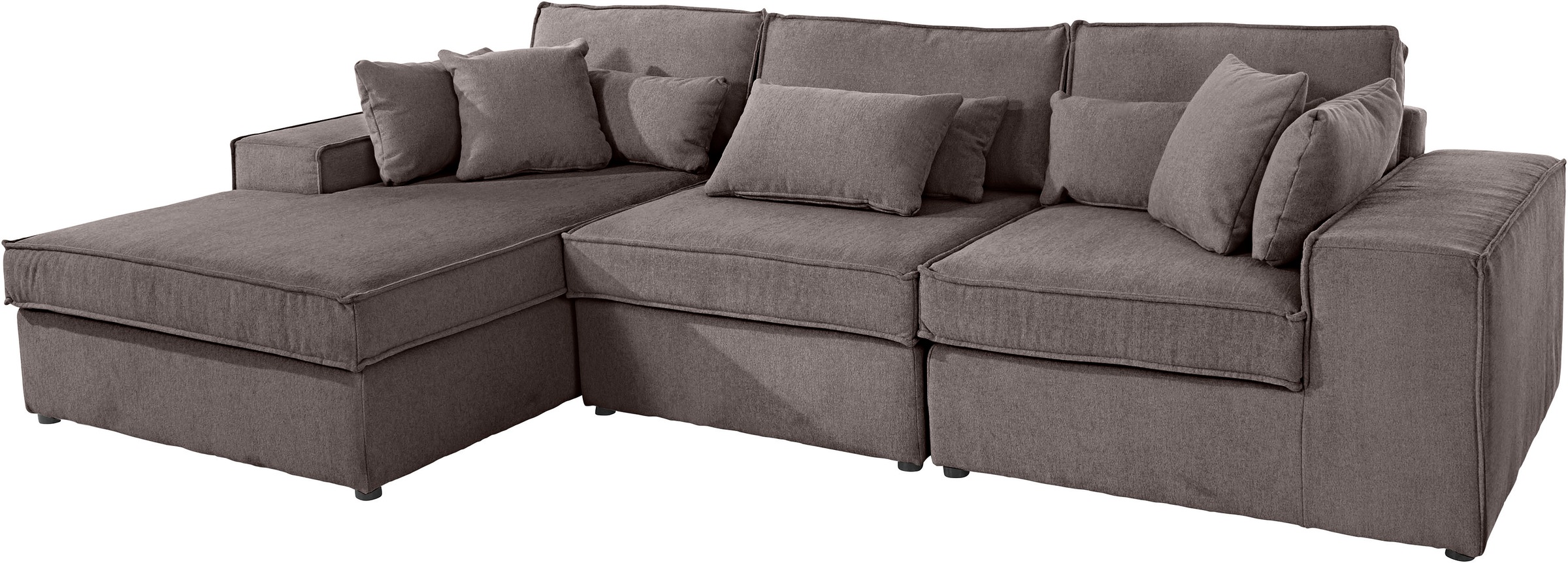 RAUM.ID Ecksofa »Florid L-Form«, 3 Teile, bestehend aus Modulen, viele Bezugsqualitäten, auch in Cord