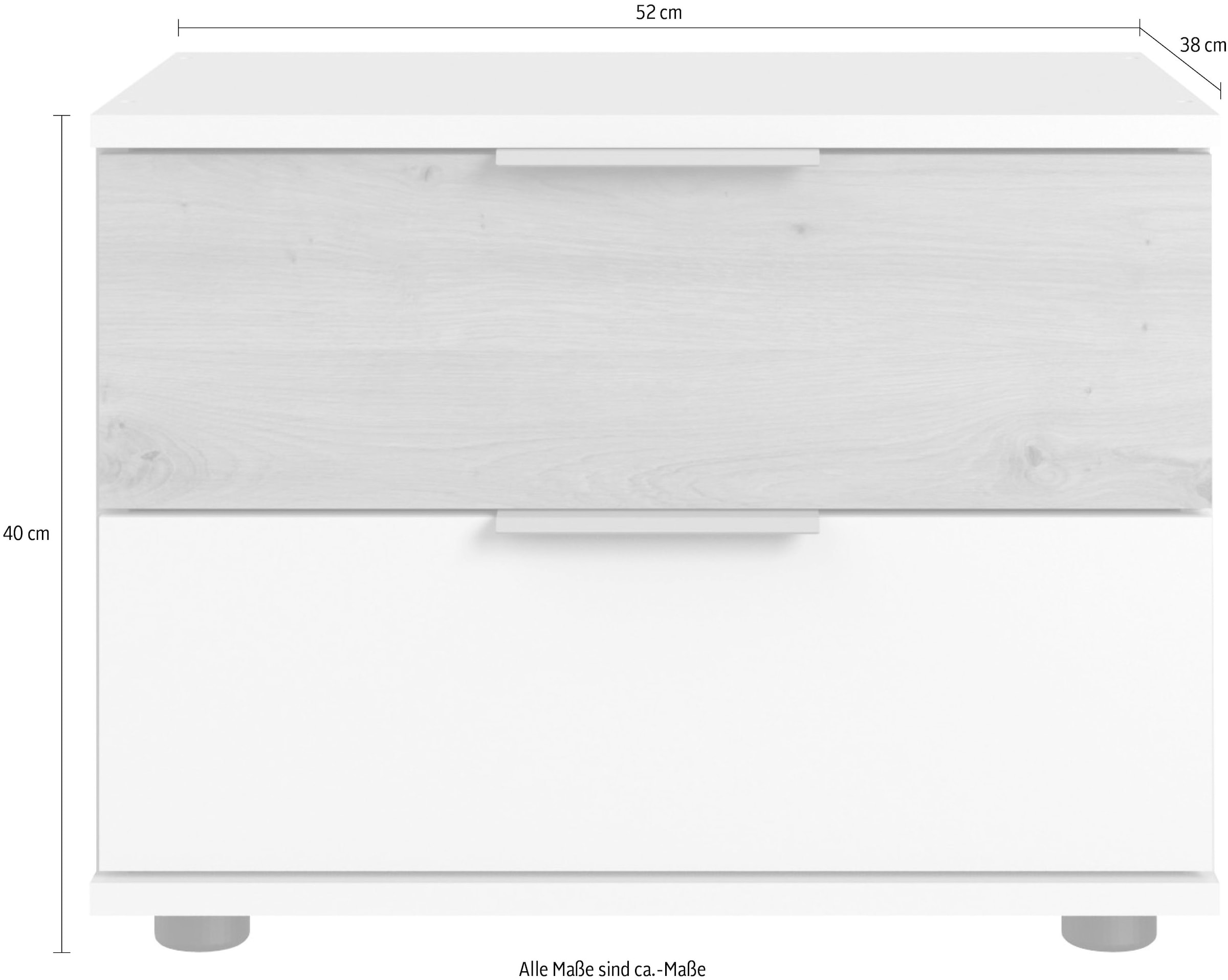 Wimex Console de nuit »Gibraltar« in 2 Höhen, wahlweise im 2er Set