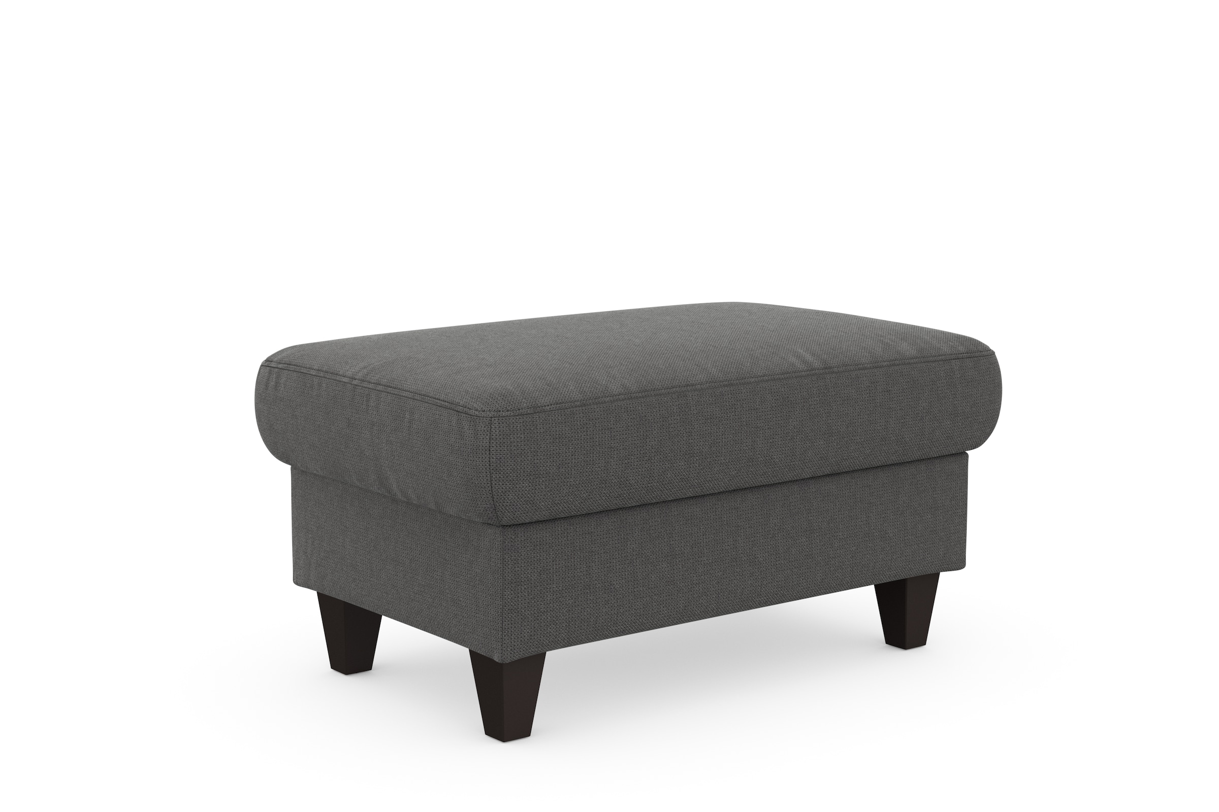 sit&more Tabouret de rangement »Farö« mit Stauraum und Federkern und wengefarbenen Füssen