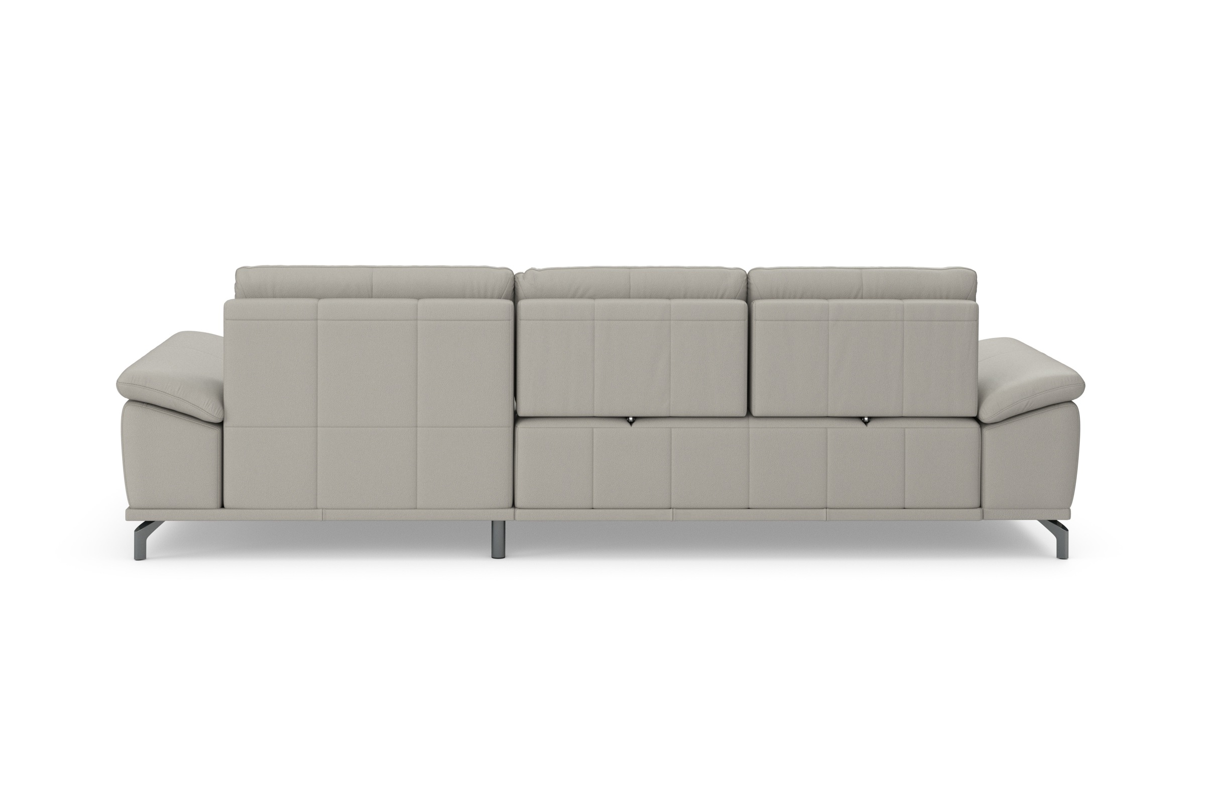 Places of Style Ecksofa Costello, mit Sitztiefenverstellung und Armlehnfunktion, incl. 3 Nierenkissen