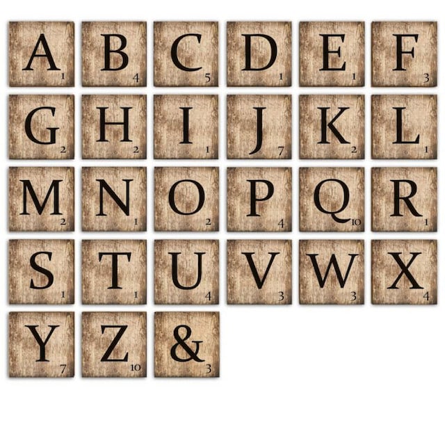 Wall-Art Deko-Buchstaben »Scrabble Deko Buchstaben 20cm« jetzt kaufen