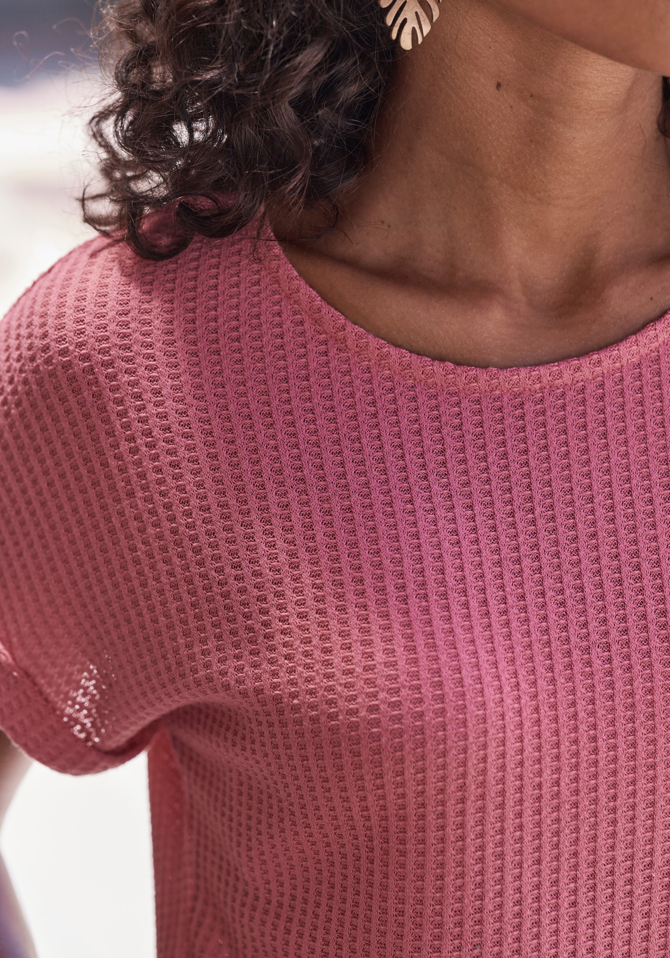 Vivance Kurzarmshirt »aus weicher Piqué-Qualität«