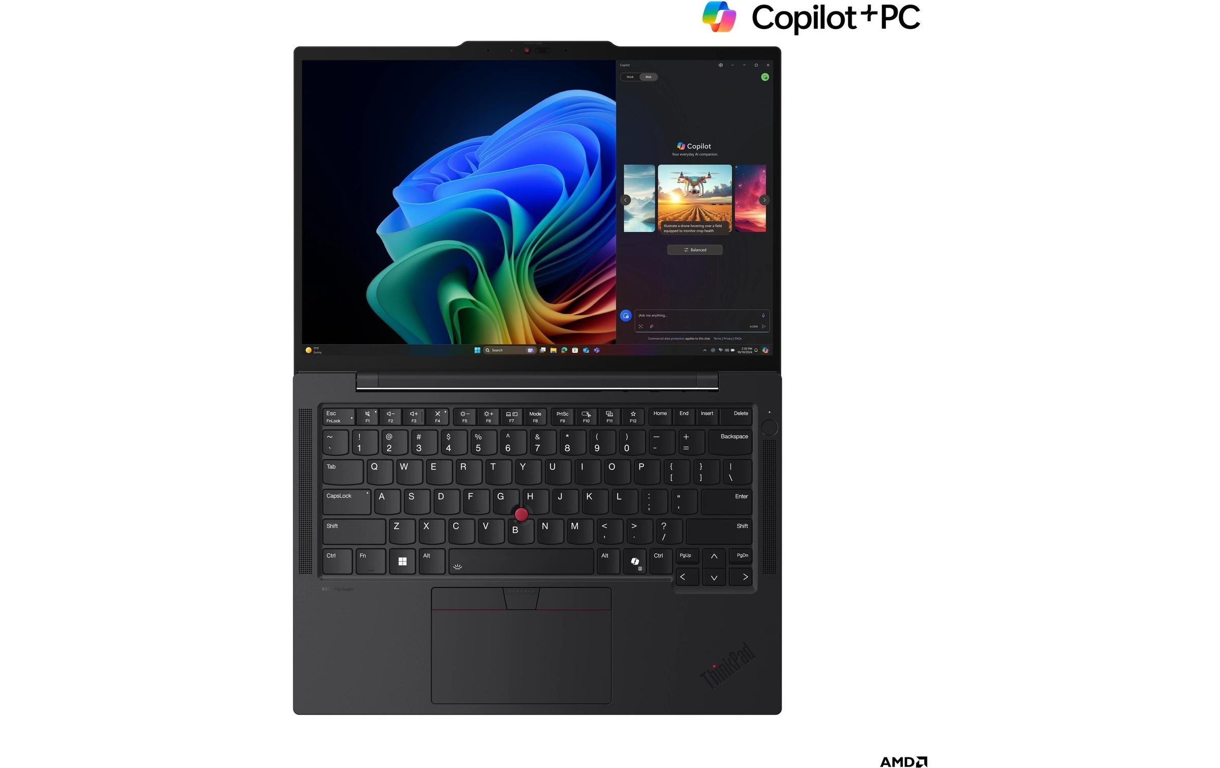 Lenovo Business-Notebook »ThinkPad T14s Gen. 6 (AMD), 5G«, 35,42 cm, / 14 Zoll, AMD, Ryzen 7, Radeon 880M, 1000 GB SSD