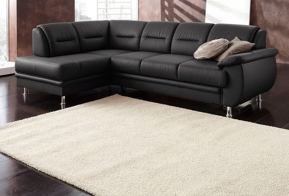 Image of sit&more Ecksofa "Mailand L-Form, B: 250 cm, Komfortsitzhöhe 46 cm" mit Schlaffunktion, Liegefläche: 194x122cm, Komfortpolsterung