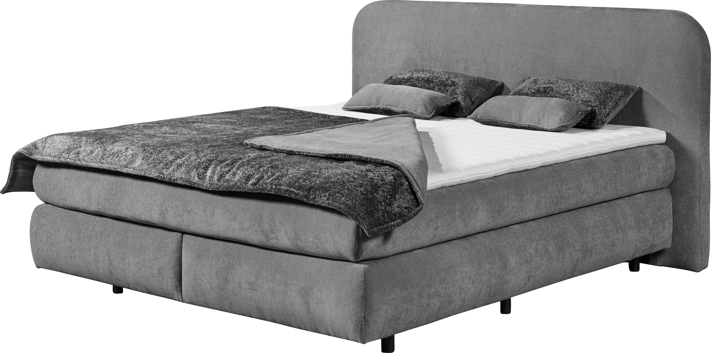 ED EXCITING DESIGN Lit boxspring »ELBRUS in der Breite 180cm, inkl. Topper« disponible en plusieurs couleurs