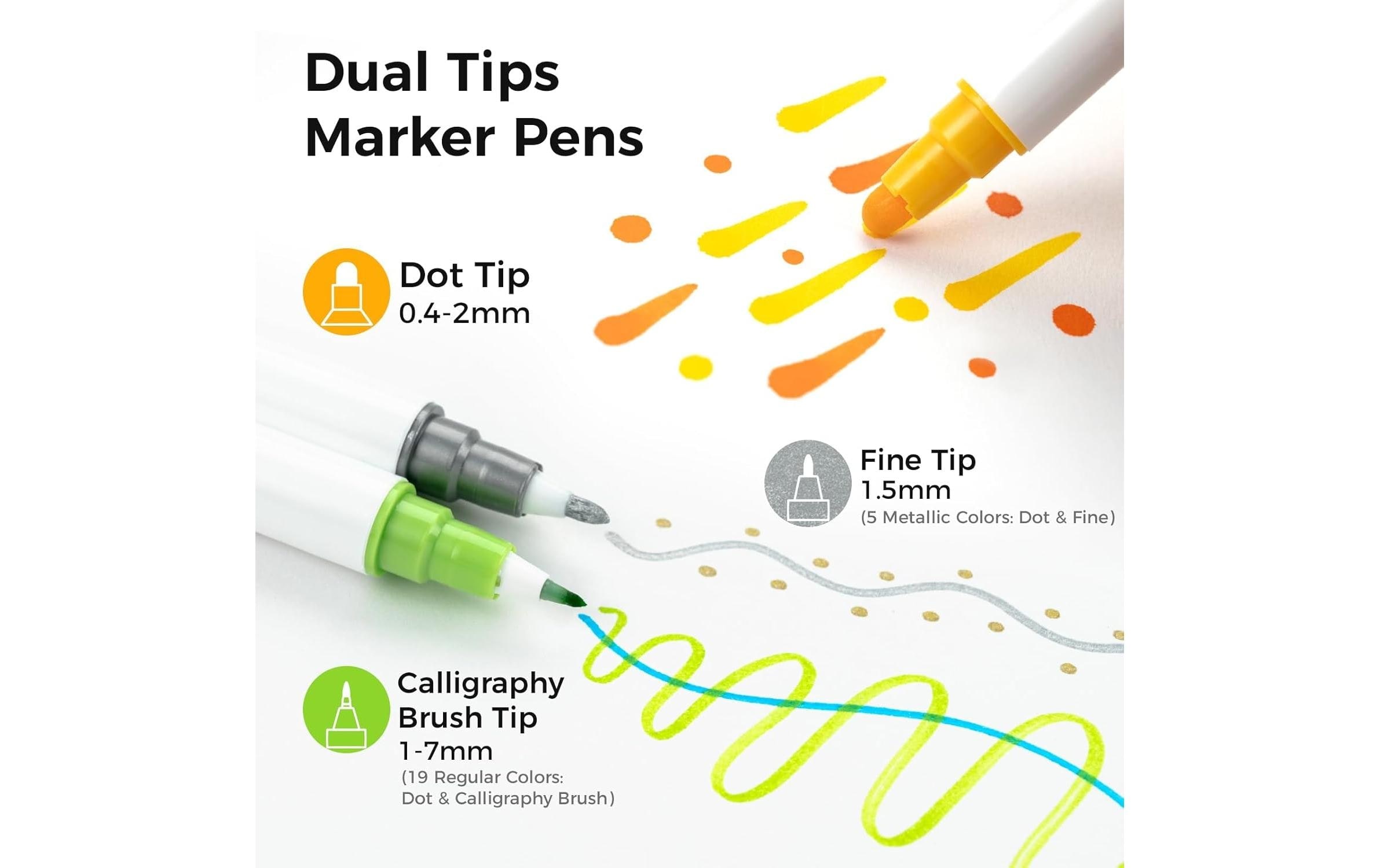   Marker »Ohuhu Kumimi für Kinder 24 Stück«