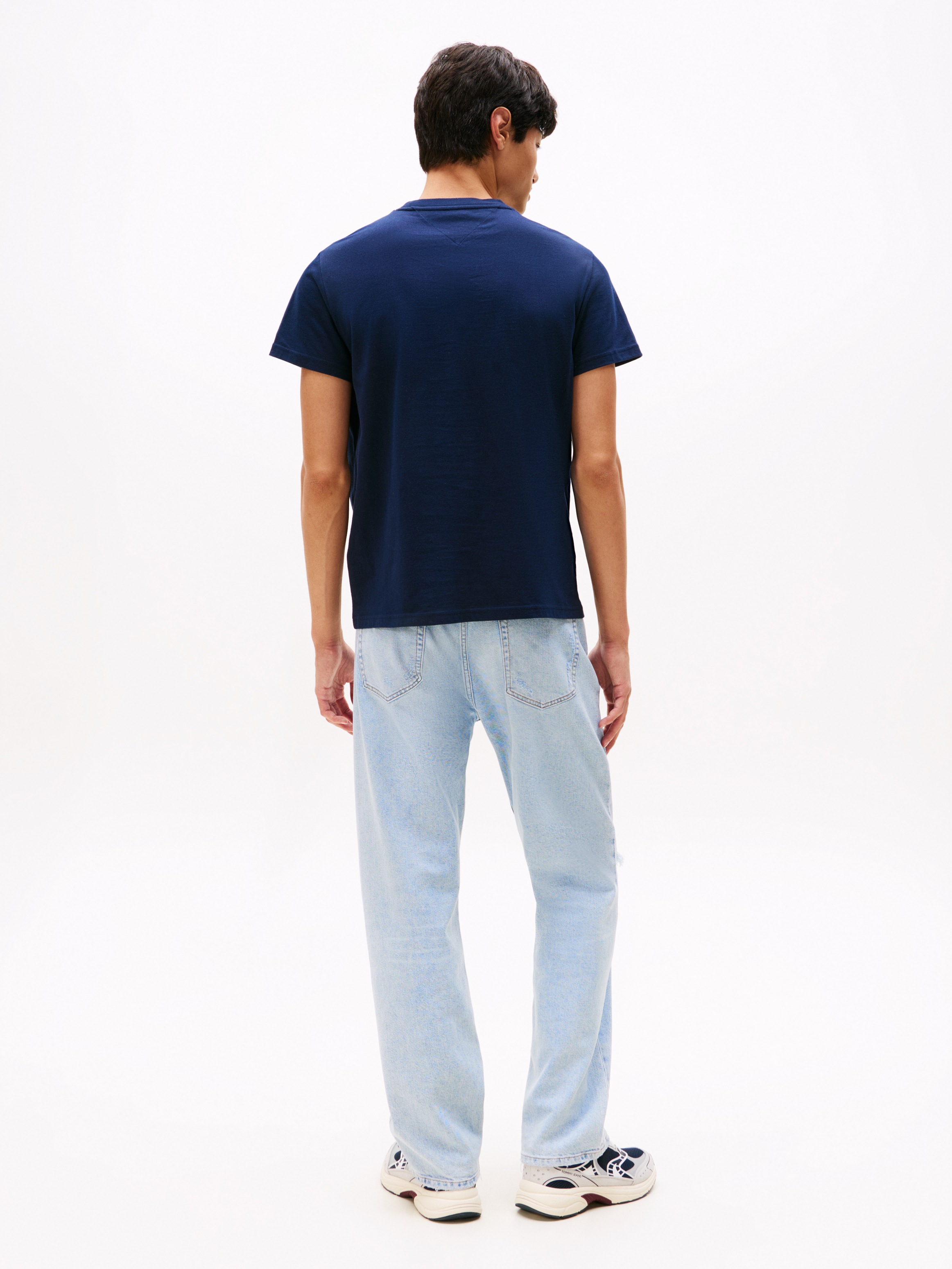 Tommy Jeans T-Shirt »TJM RWB FLAG TEE EXT«, Slim fit, mit Rundhals