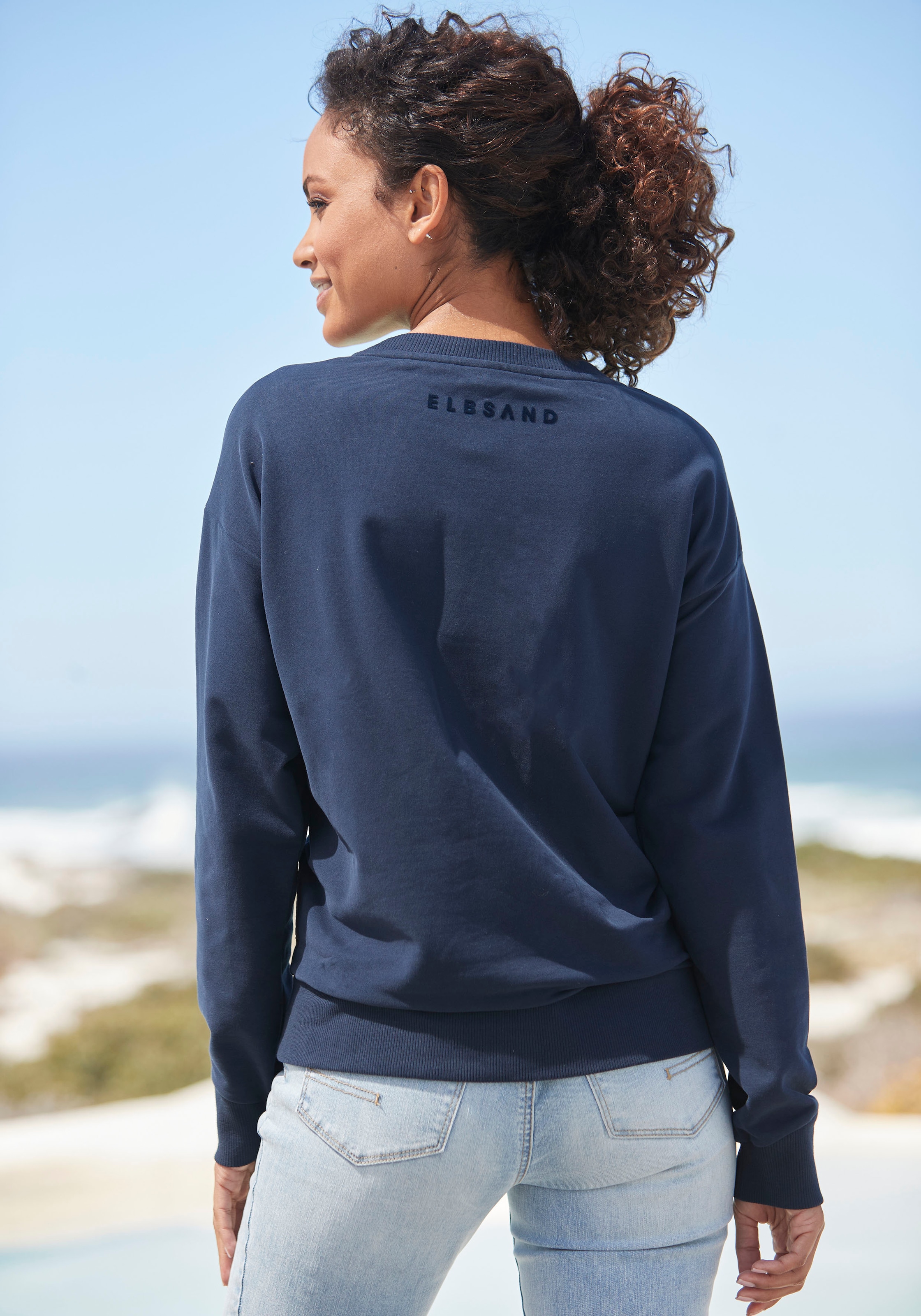 Elbsand Sweatshirt »Fionni«, mit grossem Logoprint, sportlich-casual