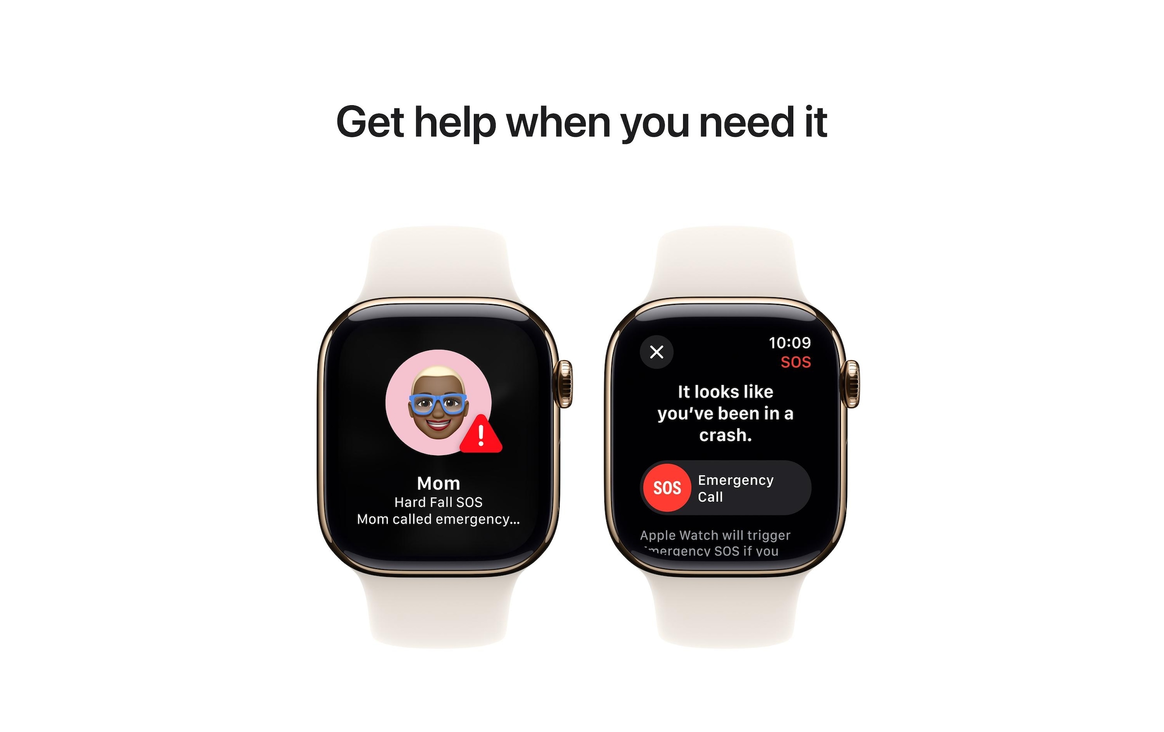 Apple Watch Series 10 Titan, 42 mm, GPS + Cellular, Sport Band M/L, Goldfarben