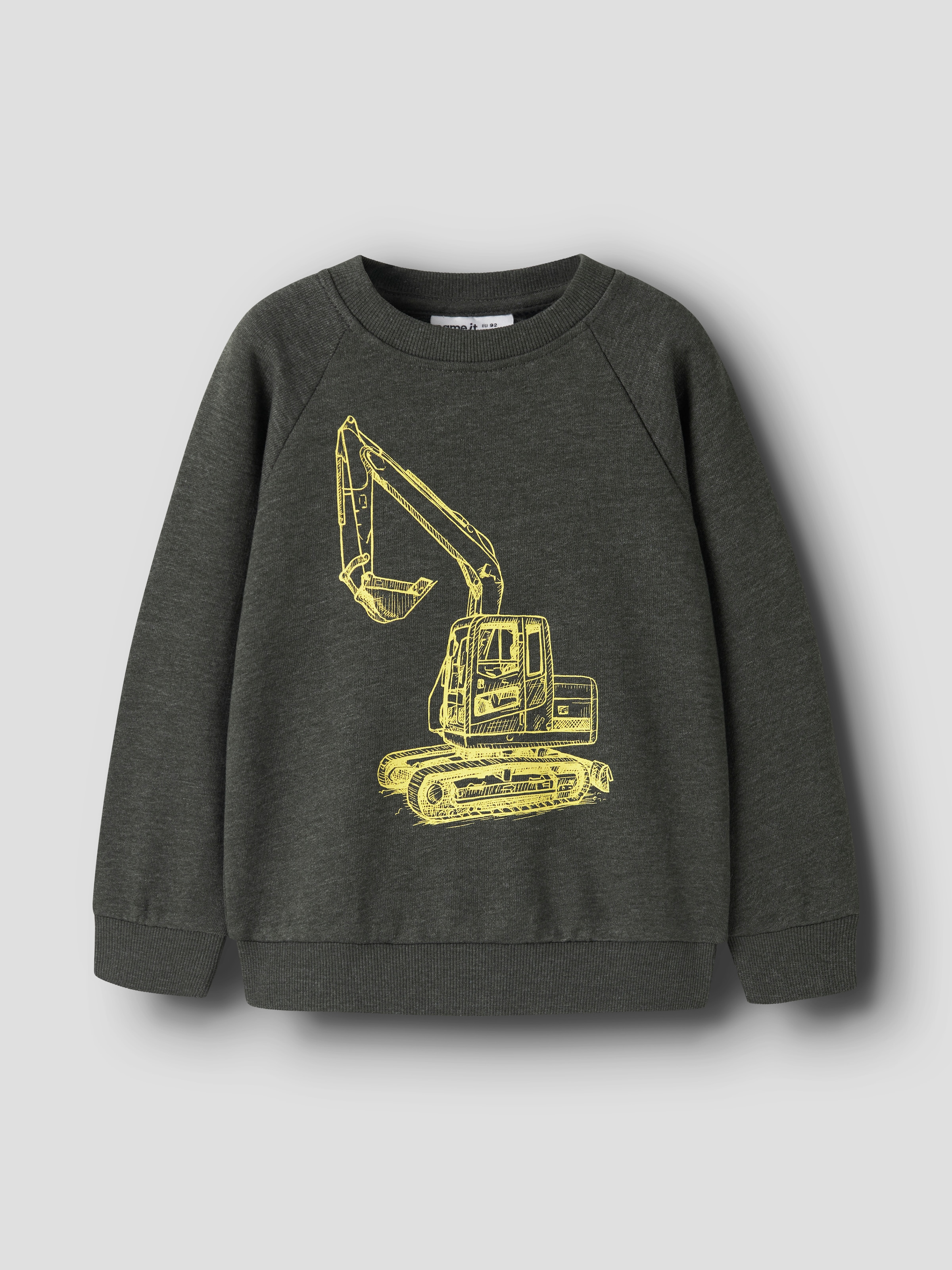 Name It Sweat-shirt »NMMVION LS NREG SWEAT UNB«, mélange coton, coupe régulière
