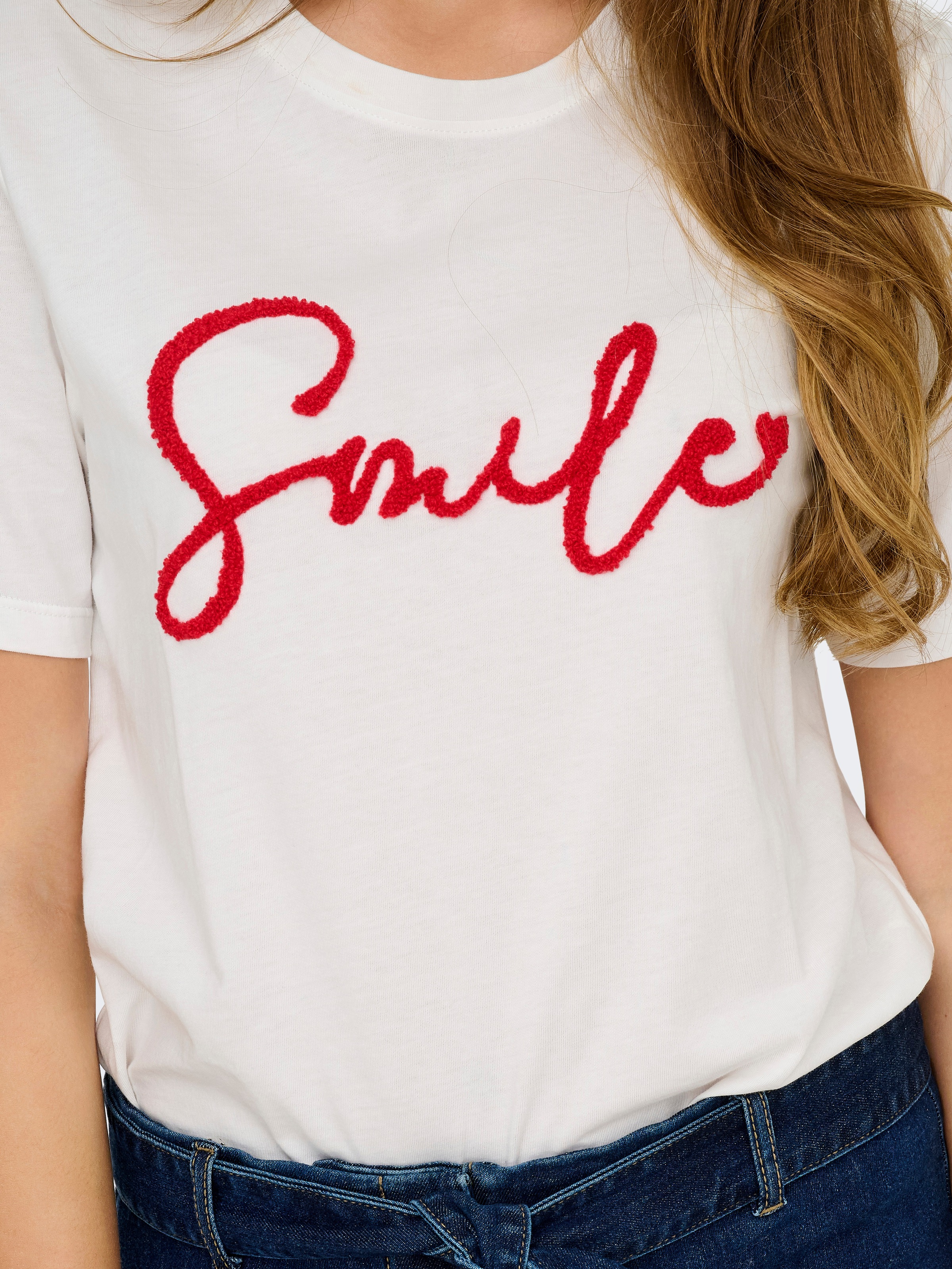 ONLY T-Shirt »ONLKIKO LIFE S/S O-NECK TERRY TOP CS JRS«