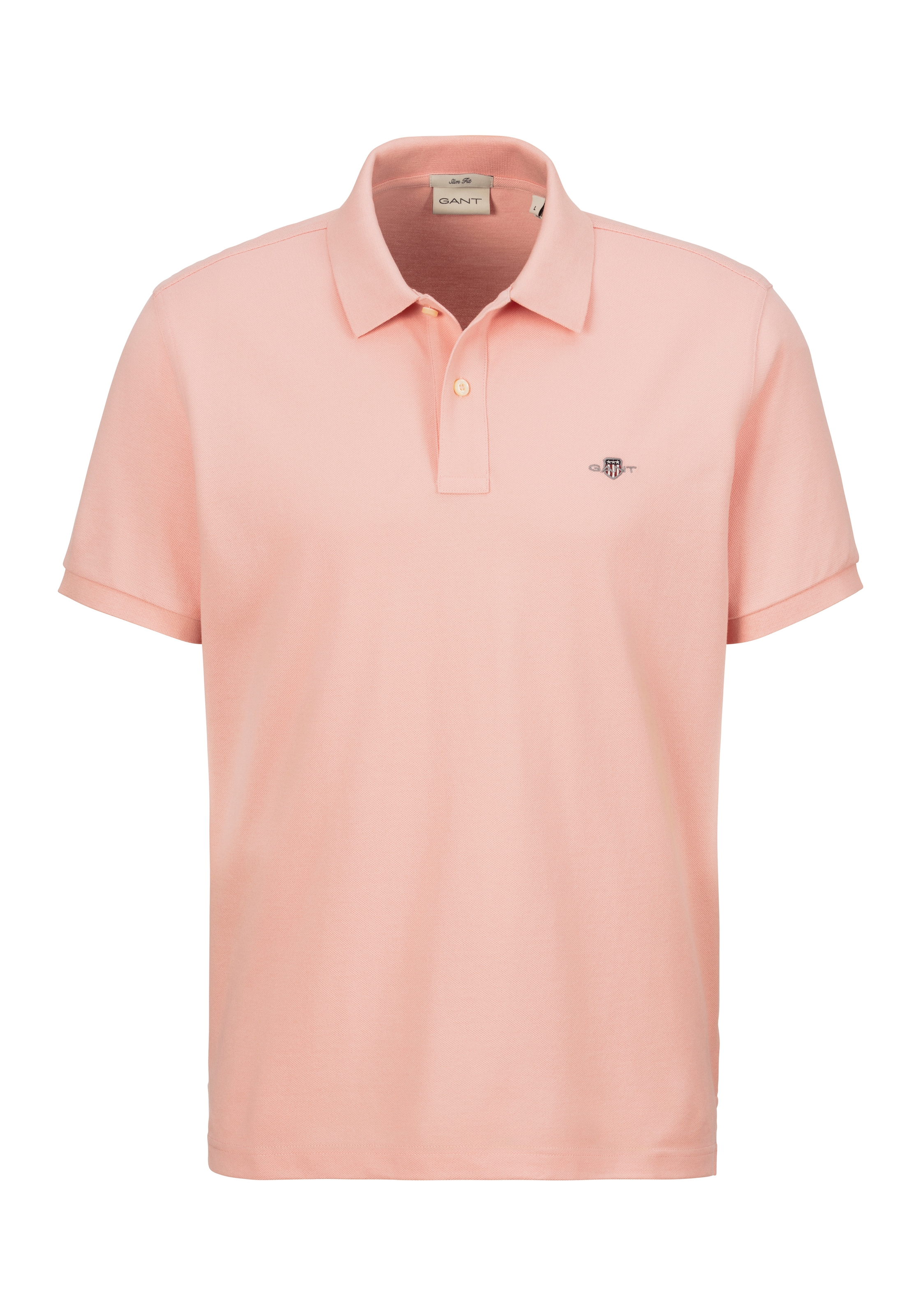 Gant Poloshirt »SLIM ORIGINAL PIQUE SS RUGGER«, mit Logostickerei auf der Brust