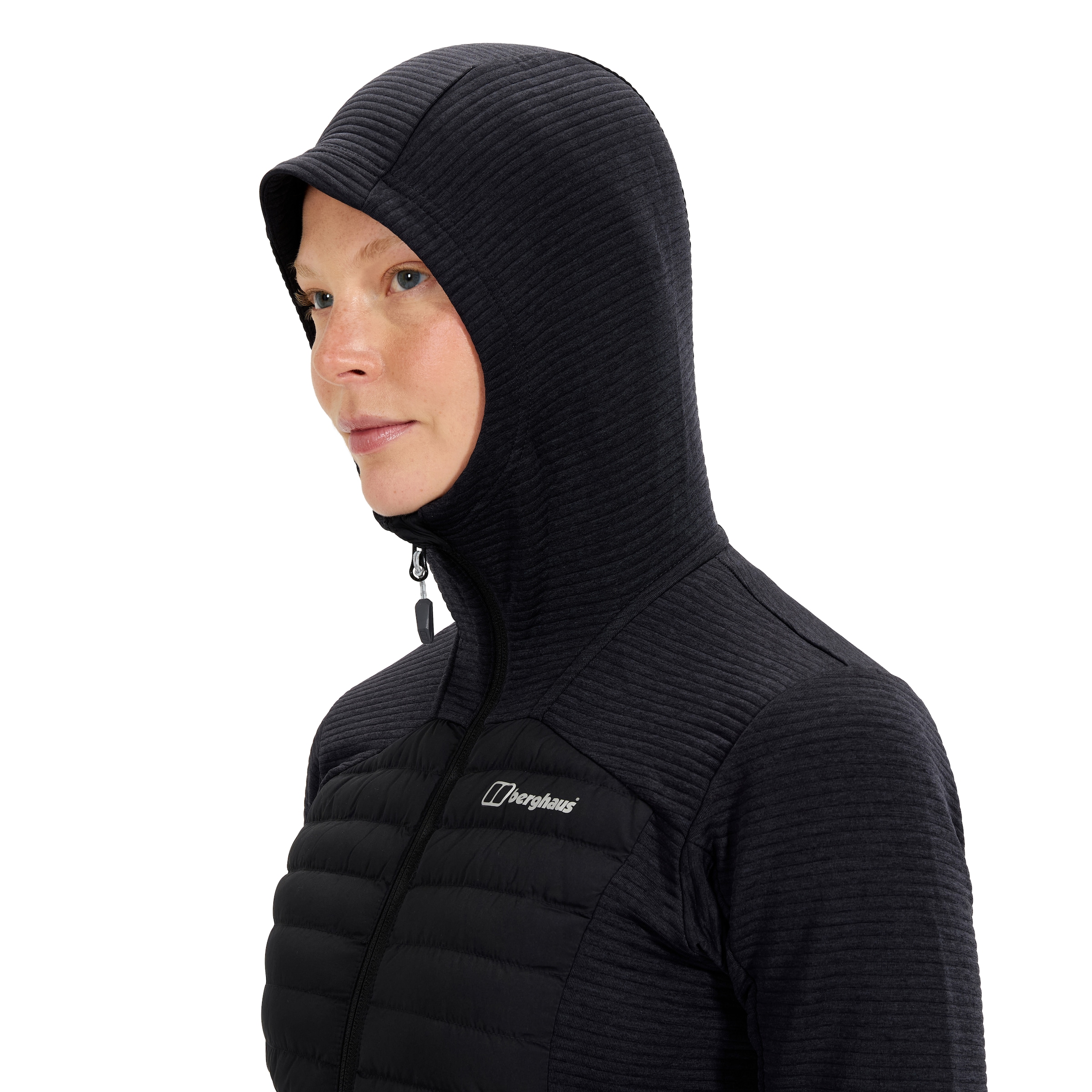 Berghaus Veste hybride »NULA HYBRID JACKET« avec capuche Hydroloft® Isolierung, Strickfleece-Einsätze, leicht verstaubar