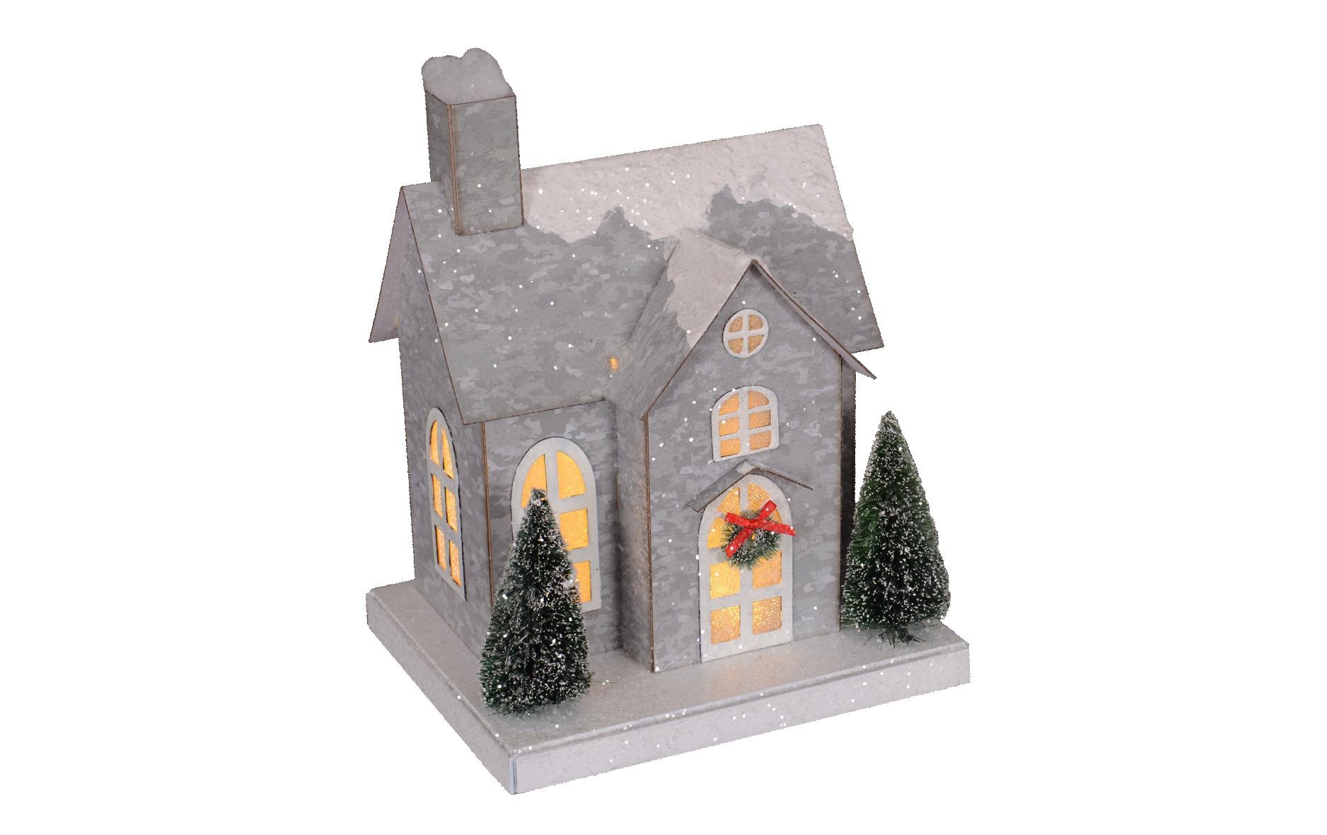 LED Dekolicht »Aufsteller XMAS Haus, 25 cm«