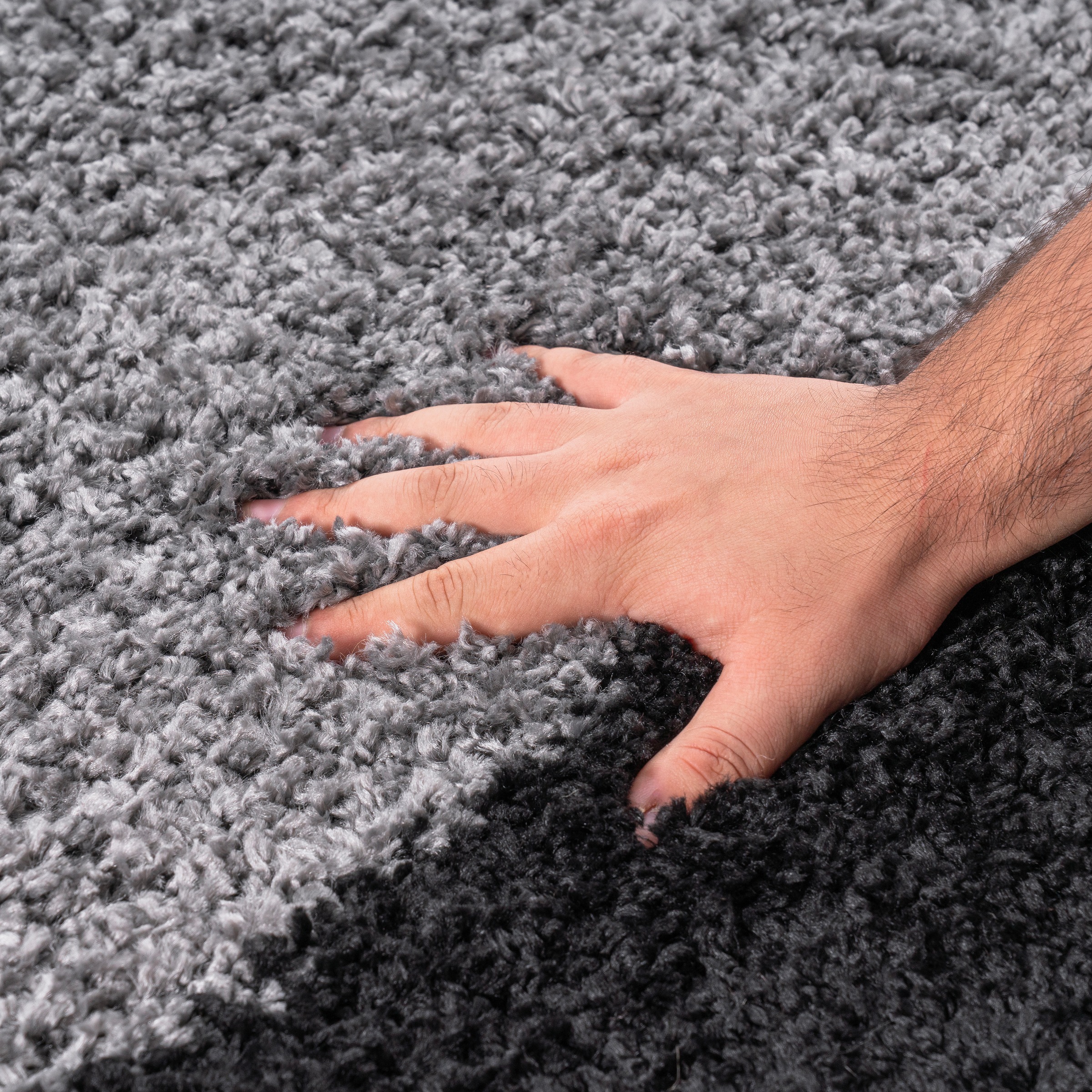 GOODproduct Hochflor-Teppich »Liams« rechteckig 30 mm Höhe mit Bordüre, besonders weich und kuschelig, Wohnzimmer, Schlafzimmer