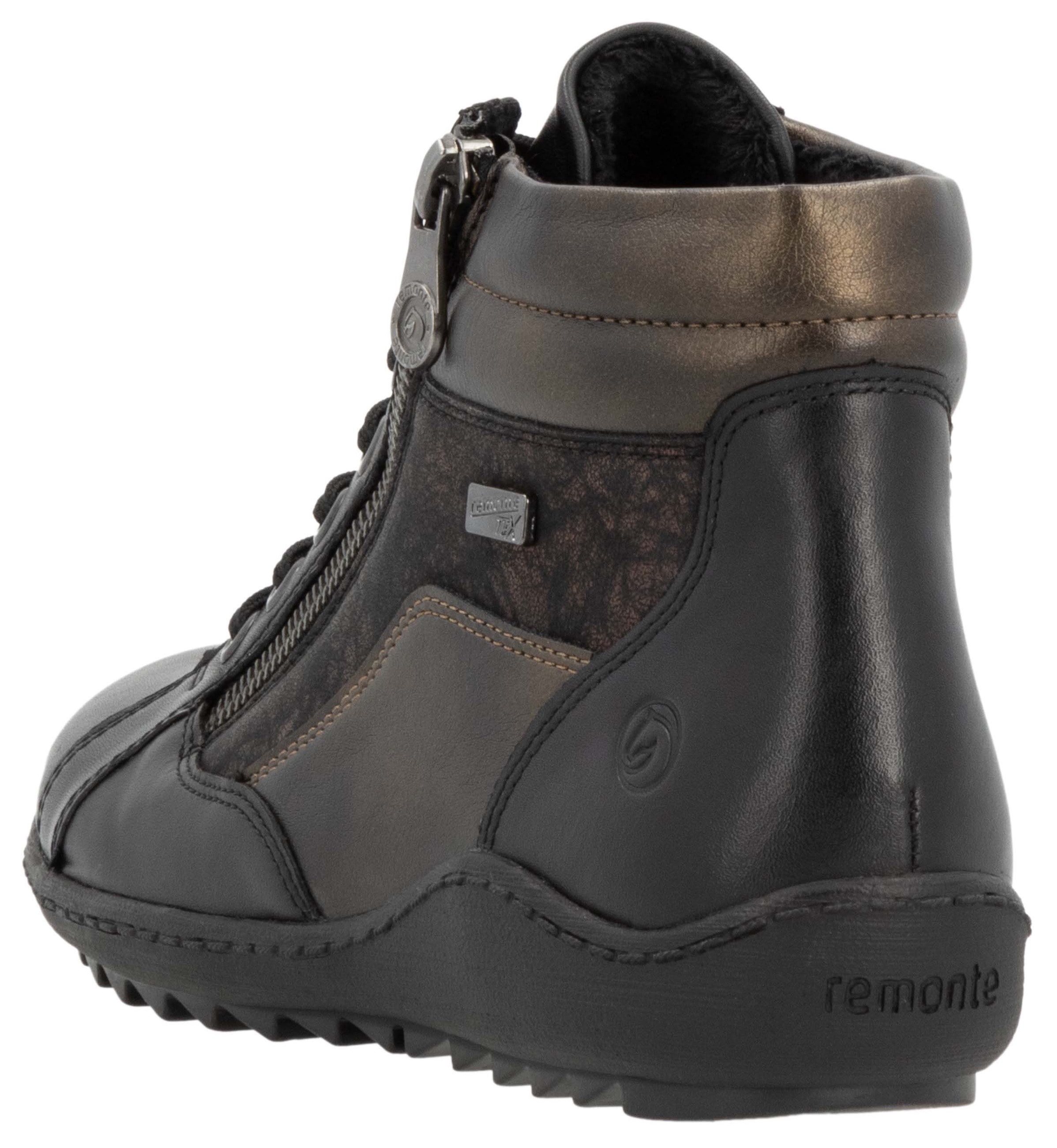 Remonte Schnürboots, Flats, Komfortschuh, Schnürstiefelette mit TEX-Membran