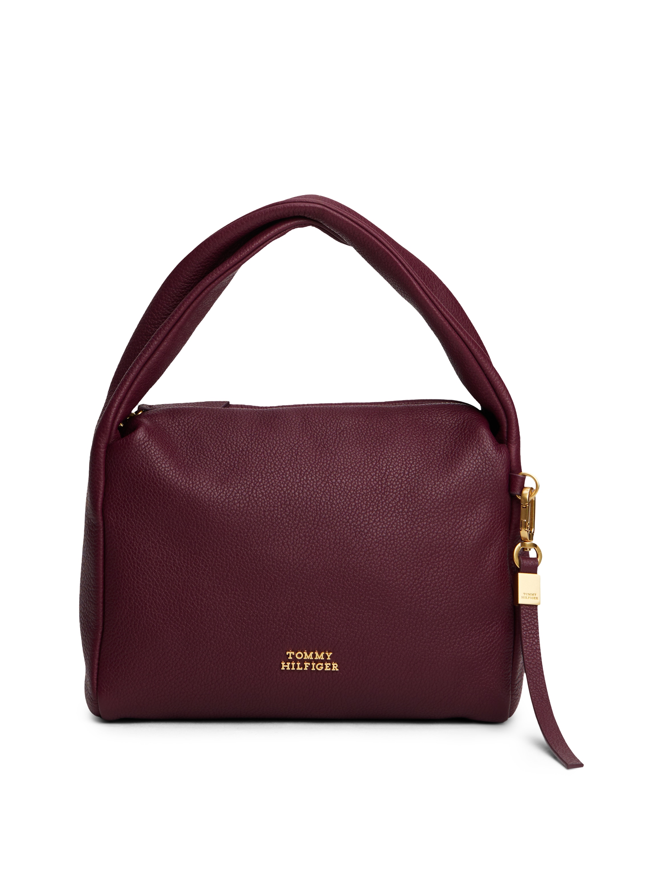 Image of Tommy Hilfiger Schultertasche "CITY LEATHER MINI BAG", Damen Tragetasche, Abendtasche mit breitem Tragegriff