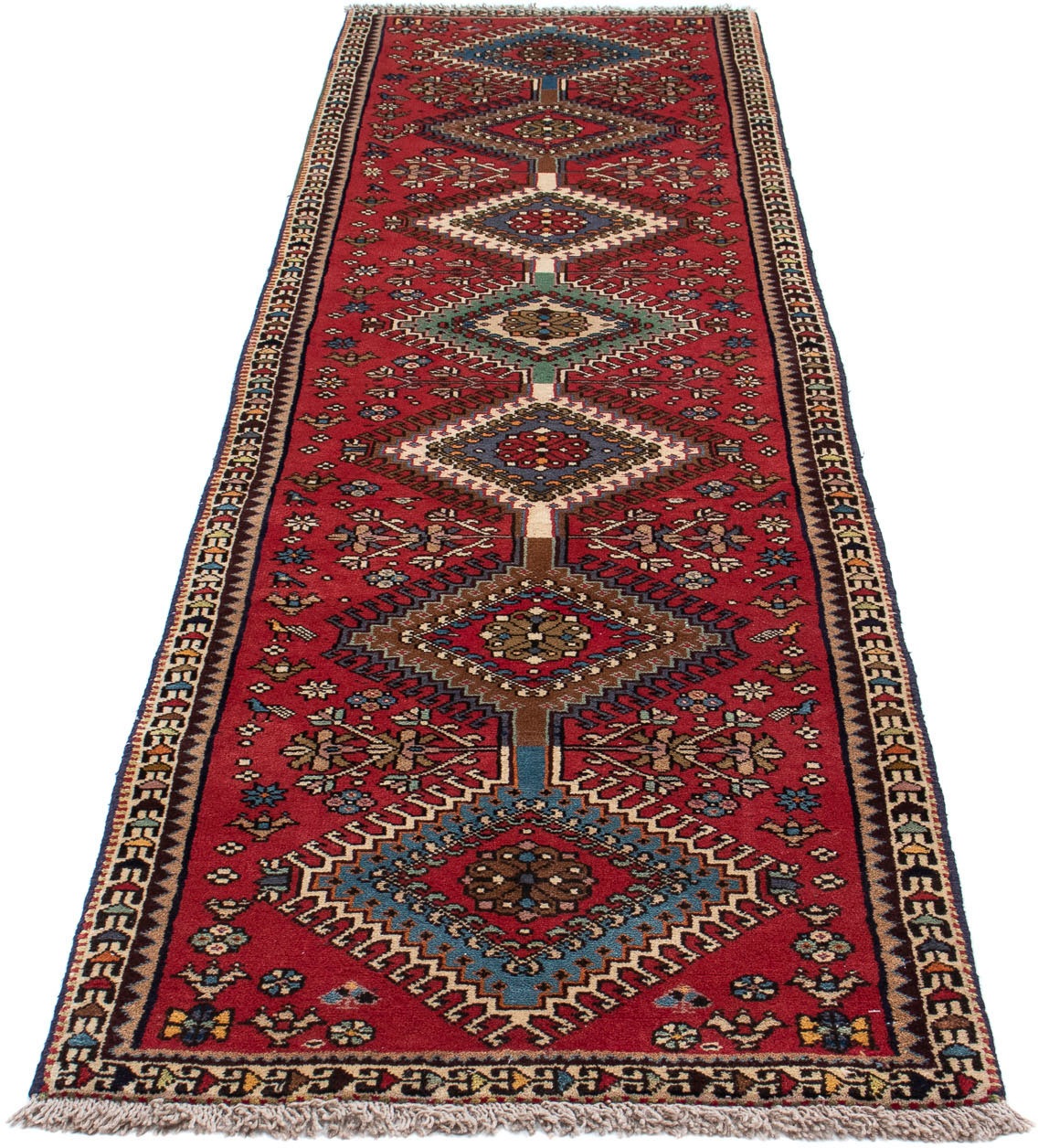 Image of morgenland Hochflor-Läufer »Ardebil Medaillon 291 x 67 cm«, rechteckig, 1 mm Höhe, Handgeknüpft bei Ackermann Versand Schweiz