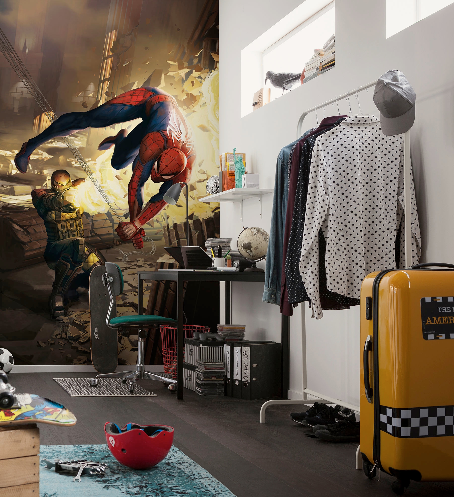 Image of Komar Kindertapete "Marvel Spider-Man Dodge" bedruckt glatt