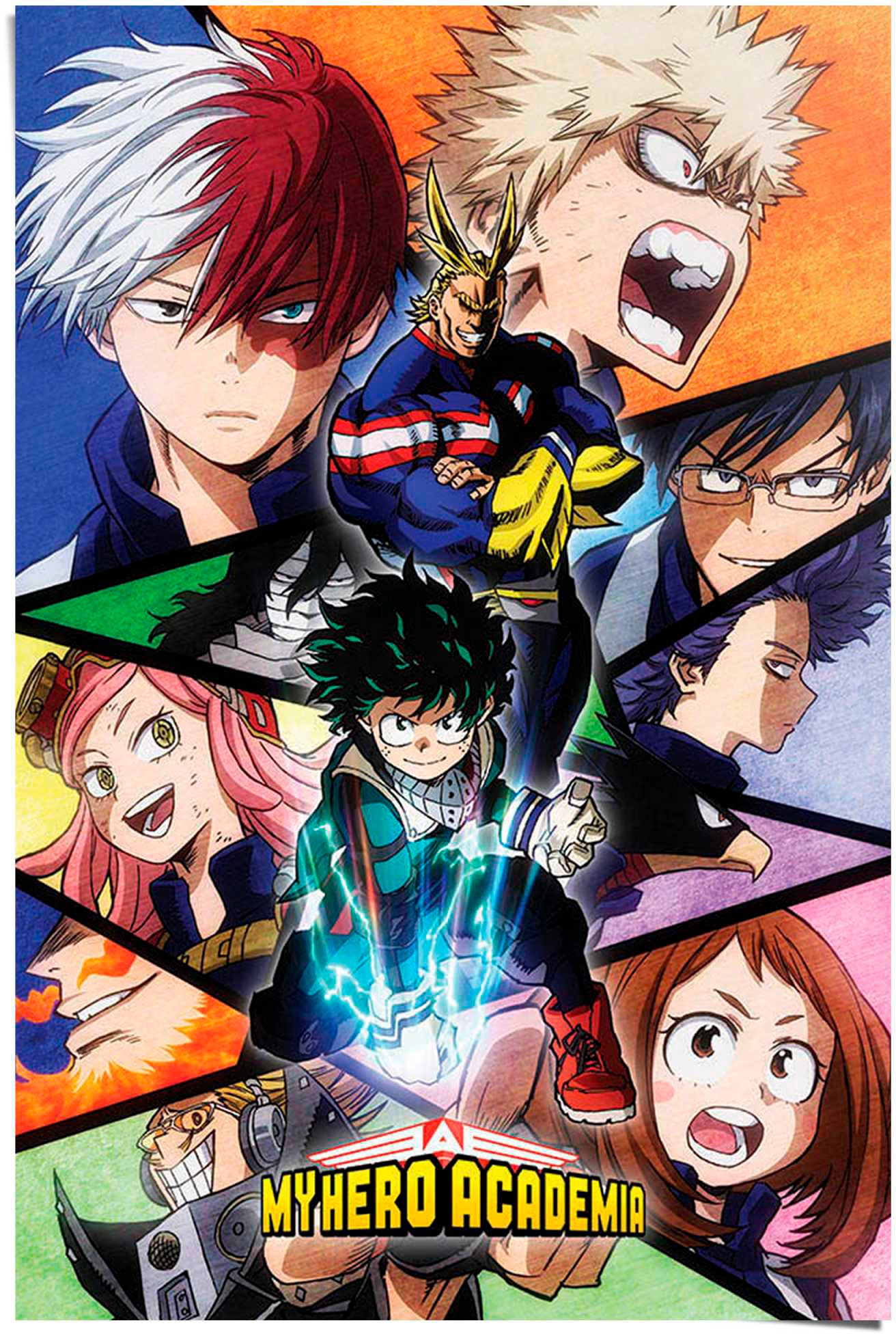 Image of Reinders Poster "My Hero Academia"