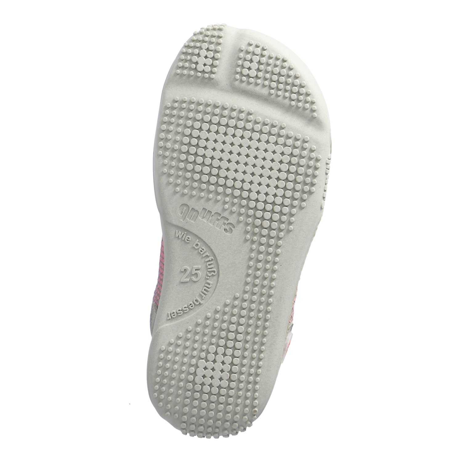 qnuffs Chaussures pieds nus »Fichte«  Chaussure à velcro, sneaker, chaussure basse avec empiècements contrastés