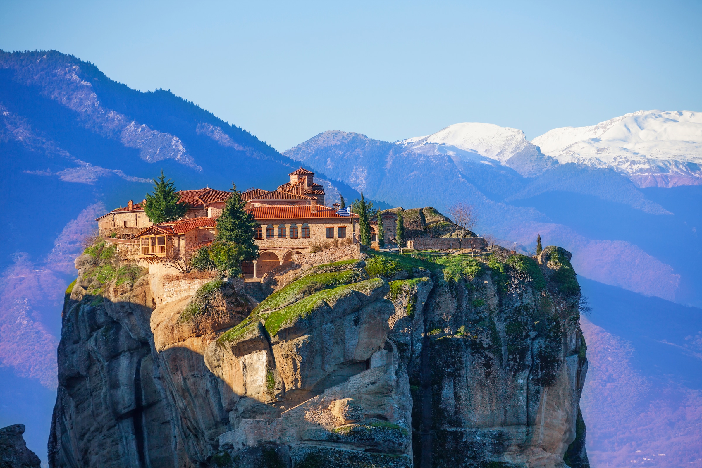 Image of Papermoon Fototapete "Monastery of the Holy Trinity" glatt