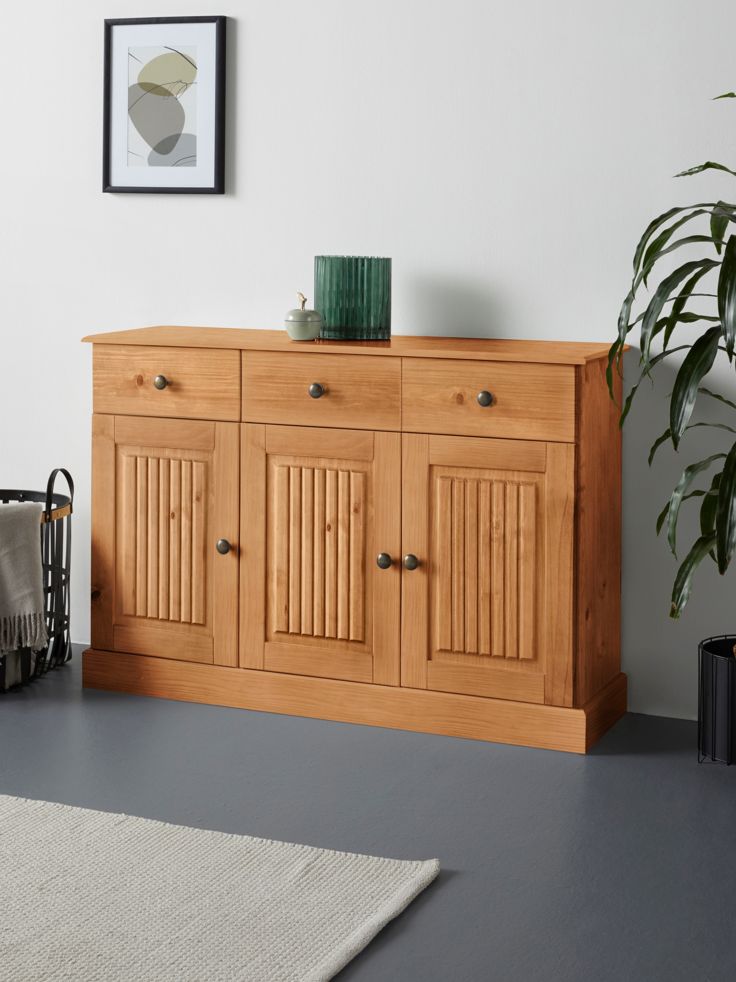 Image of GOODproduct Sideboard "Liotta" Kommode mit 2 Schubkästen u. 2 verstellbare Einlegeböden