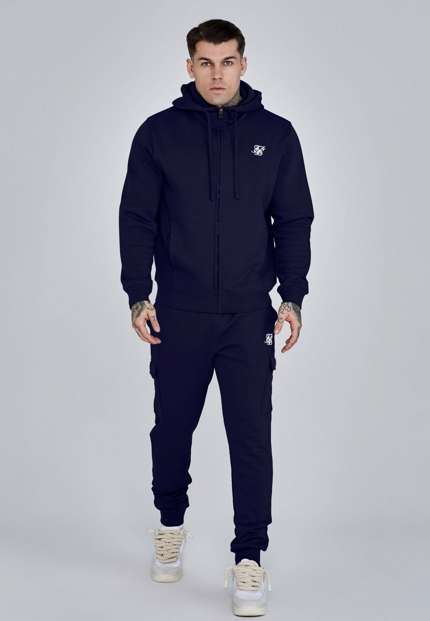 Siksilk Veste sweat »Siksilk Sweatjacke Essentials«