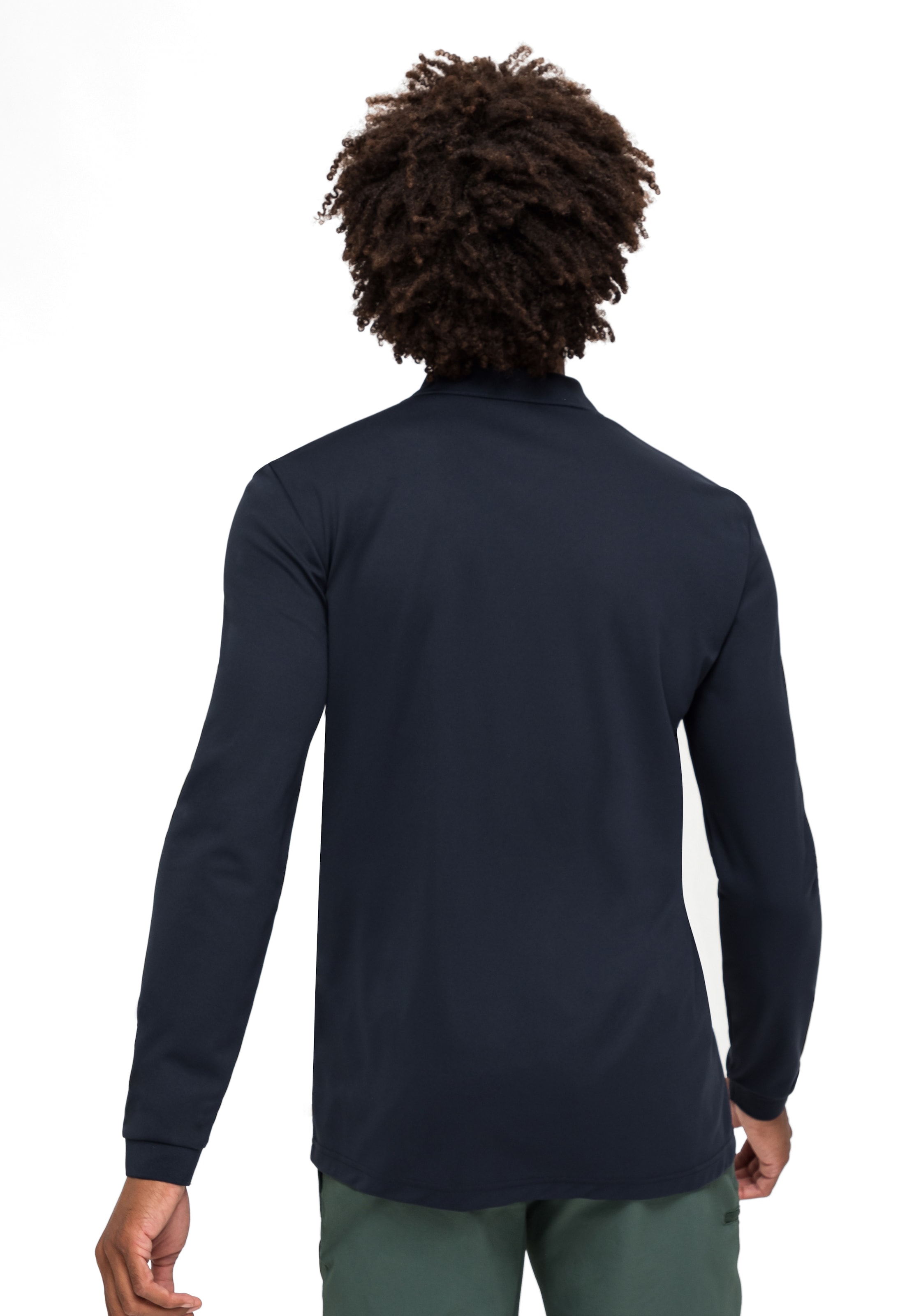 Maier Sports Polo à manches longues »Ulrich L/S« Polo homme manches longues, t-shirt fonctionnel léger, coupe régulière