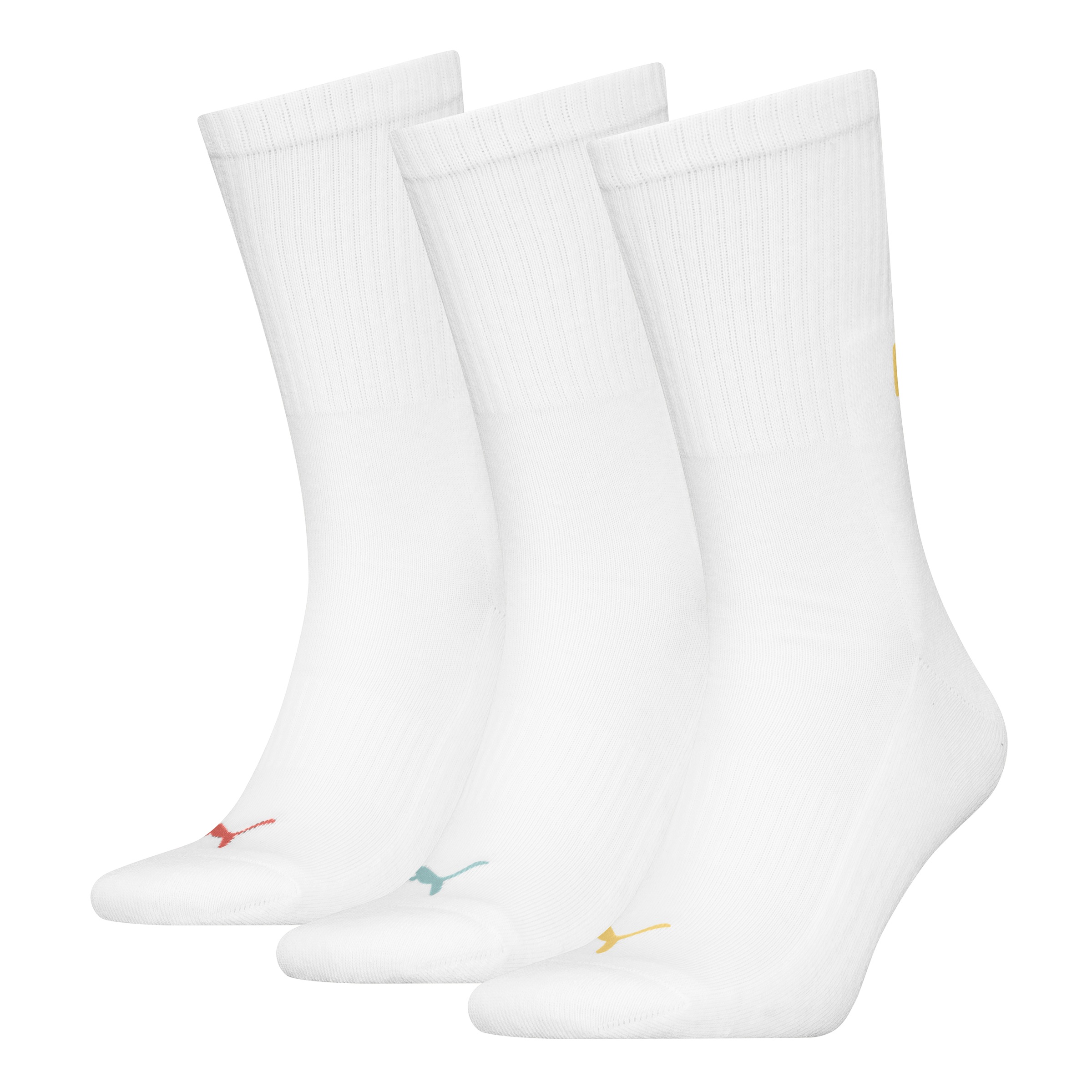 PUMA Socken »UNISEX NEW GENERATION CUSHIONED CREW 3P«, (3 Paar), mit Zonenpolsterung für...