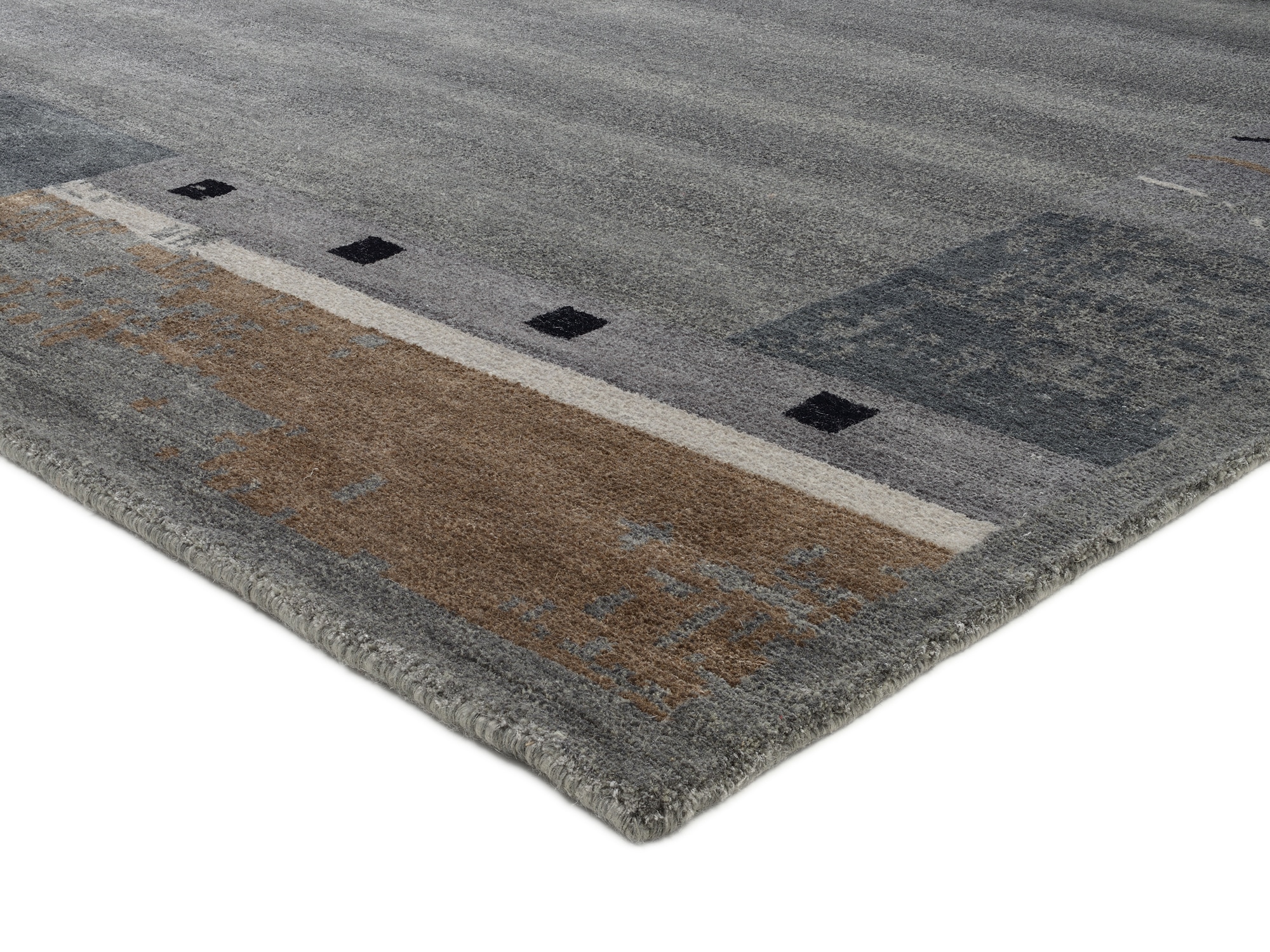 OCI DIE TEPPICHMARKE Teppich »AWARD ULKA« rechteckig 10 mm Höhe handgeknüpft, echter Design Teppich aus Nepal. 100% Naturfaser