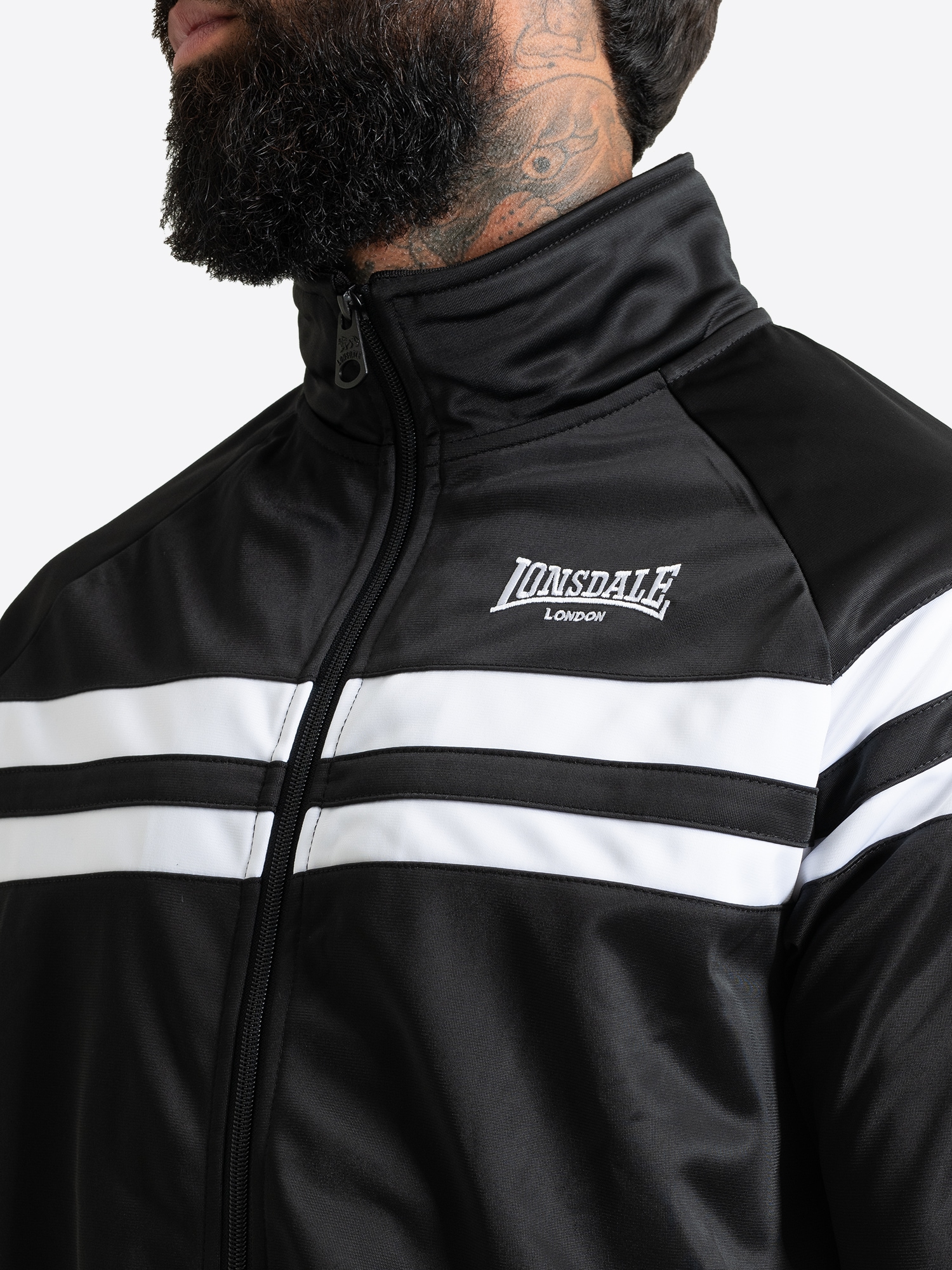 Lonsdale Veste d'entraînement »HAGGERSTON« Trainingsjacke mit sportlichem Stil, aus Polyester, normale Passform