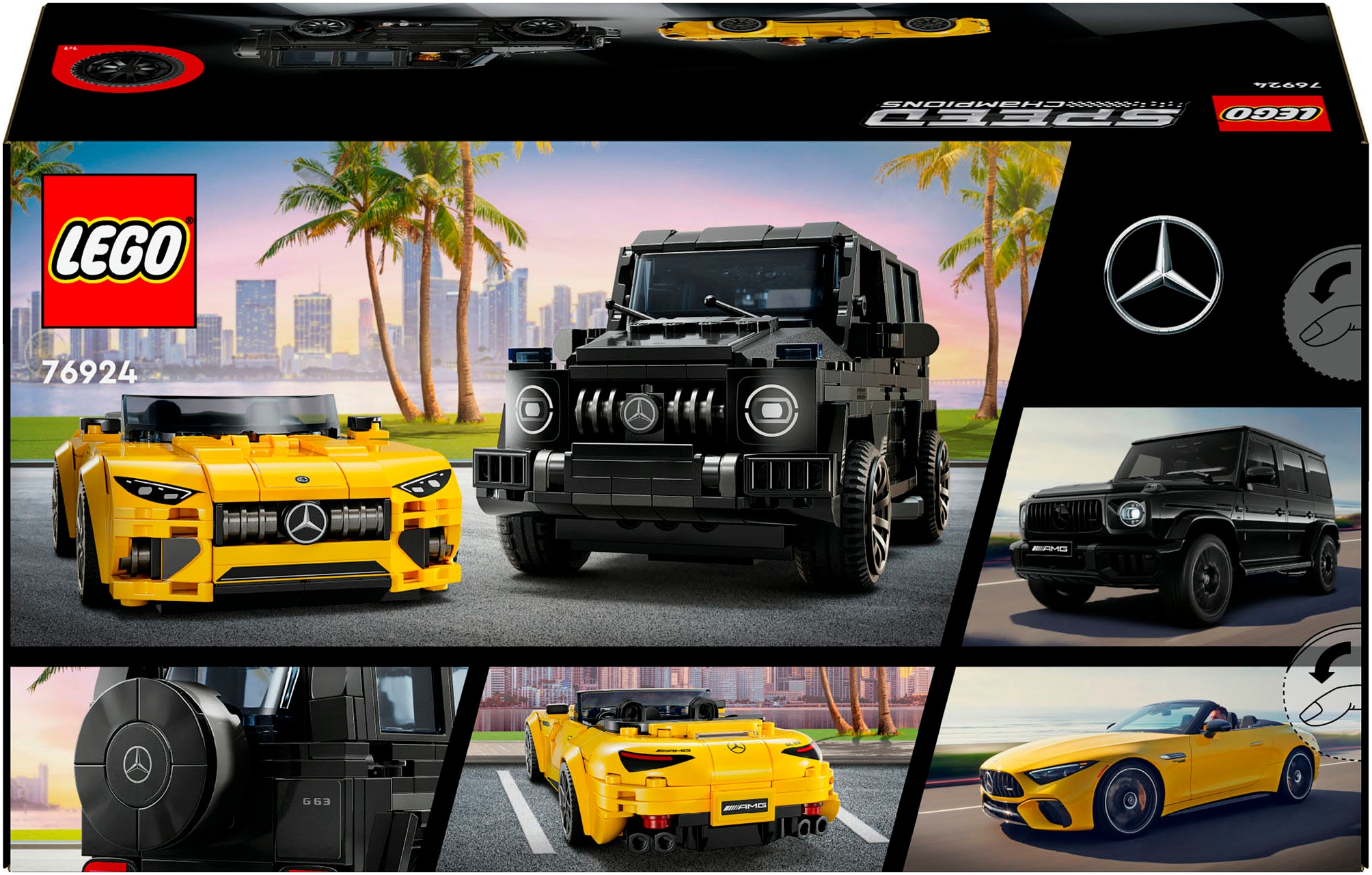 LEGO® Pions de construction »Mercedes-AMG G 63 & Mercedes-AMG SL 63 (76924), LEGO Speed Champions« Made in Europe