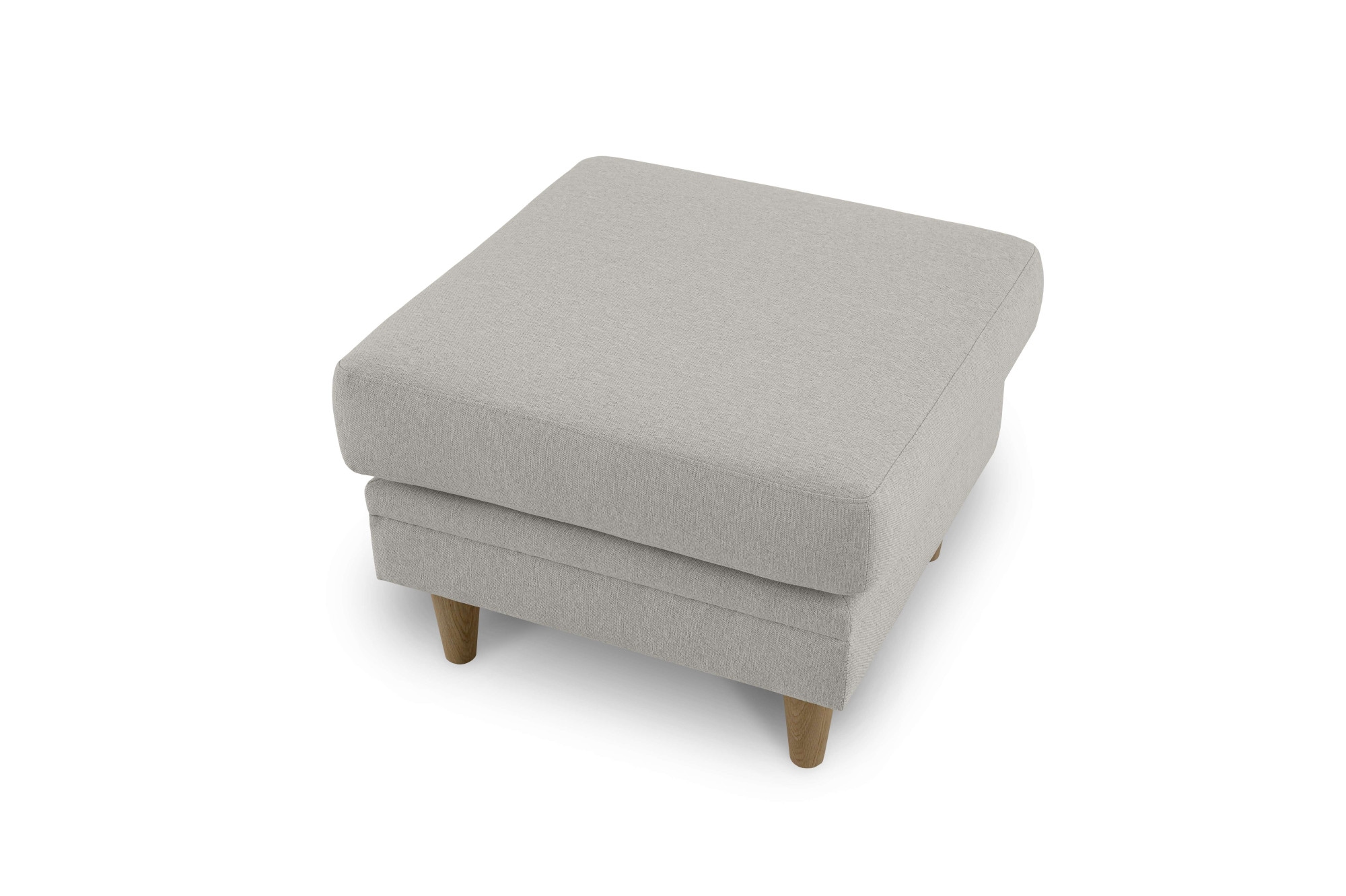 Home affaire Polsterhocker »Arellano, Breite 63 cm«, klassisches Design, mit Massivholzfüssen, Webstoff fein