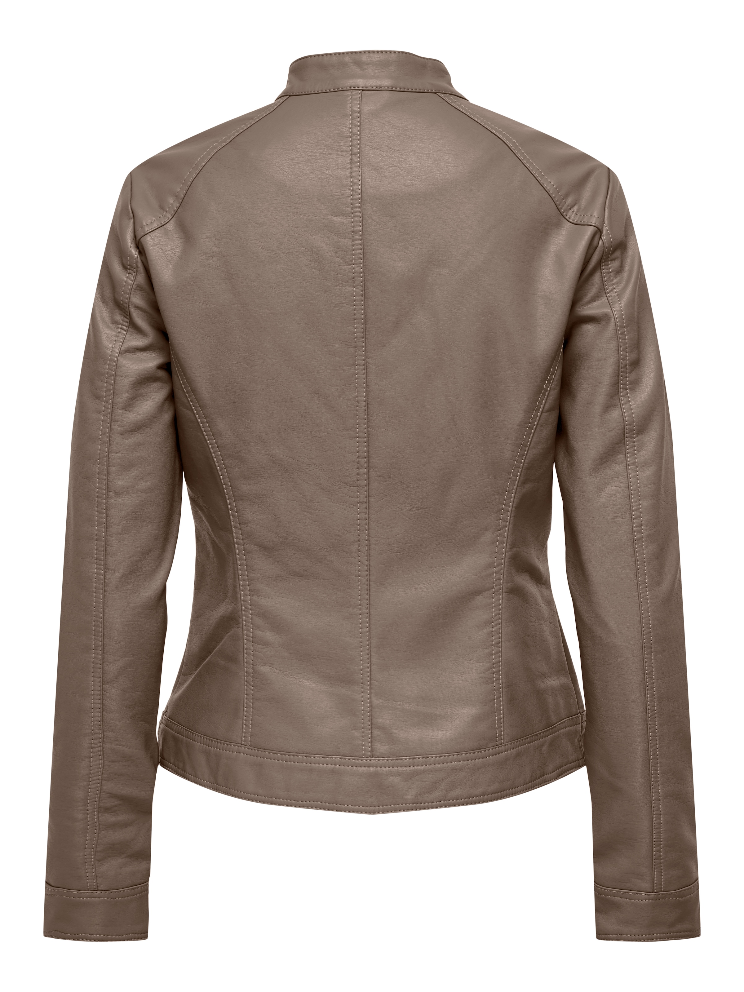 ONLY Lederimitatjacke »ONLBANDIT FAUX LEATHER BIKER NOOS OTW«, in kurzer, modischer Form