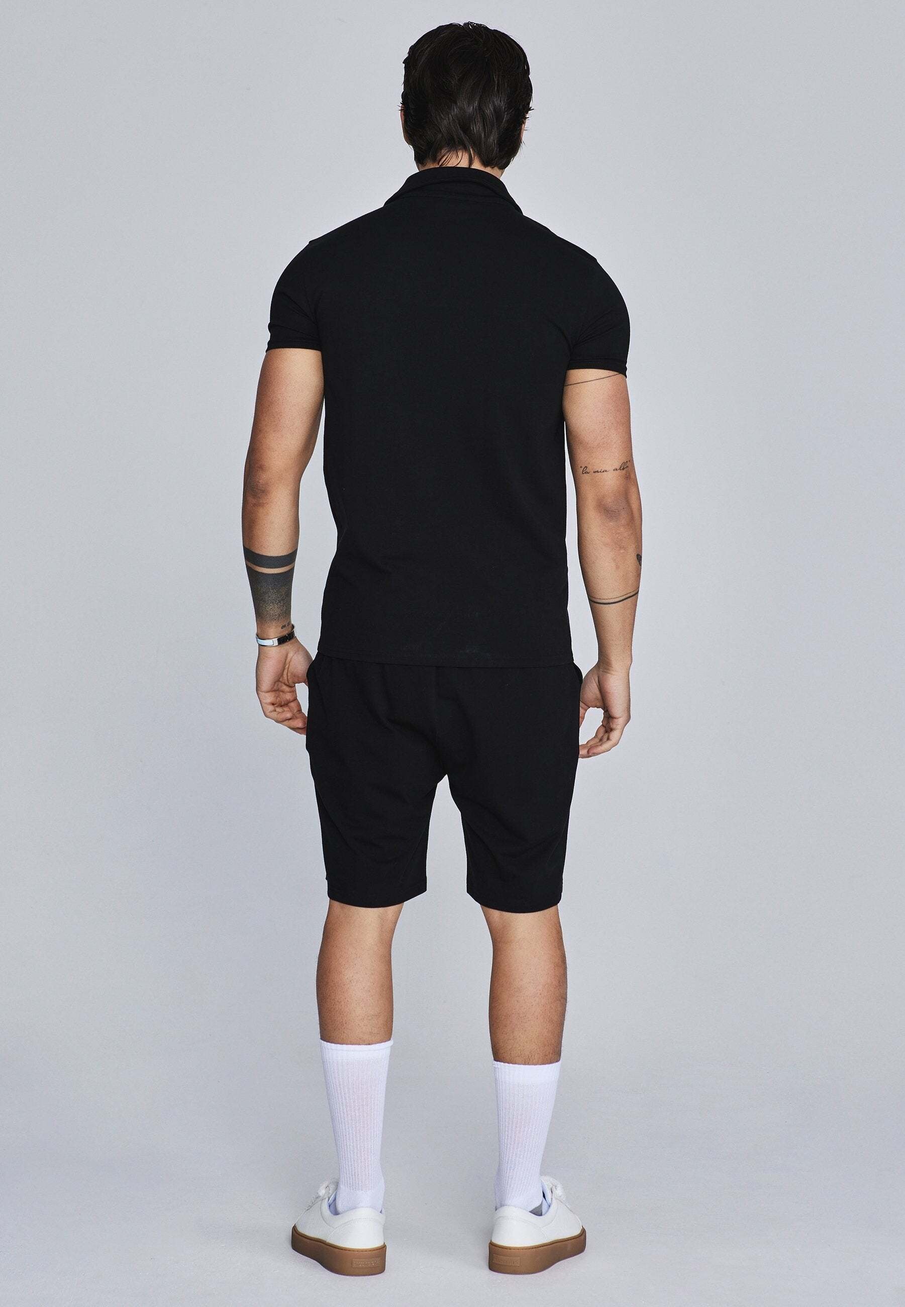 Siksilk Loungeanzug »Siksilk Kleidungsset Polo and Shorts Set«