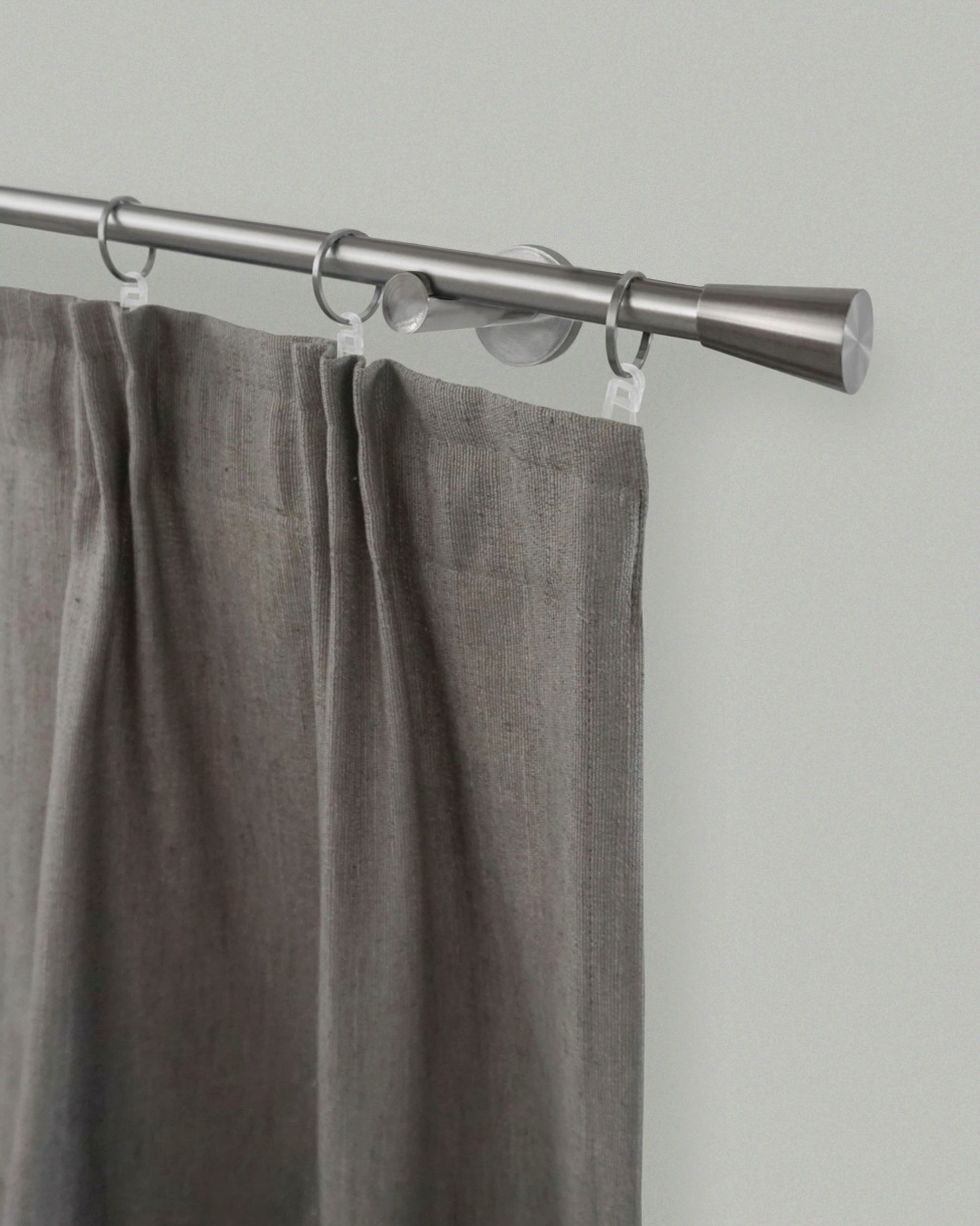 Image of GARESA Gardinenstange »ROSA«, 1 läufig-läufig, Wunschmasslänge, Vorhanggarnitur, einfache Montage, m. Stangenverbinder verlängerbar, Wandmontage, Endknopf Stumpf, mit Ringe bei Ackermann Versand Schweiz