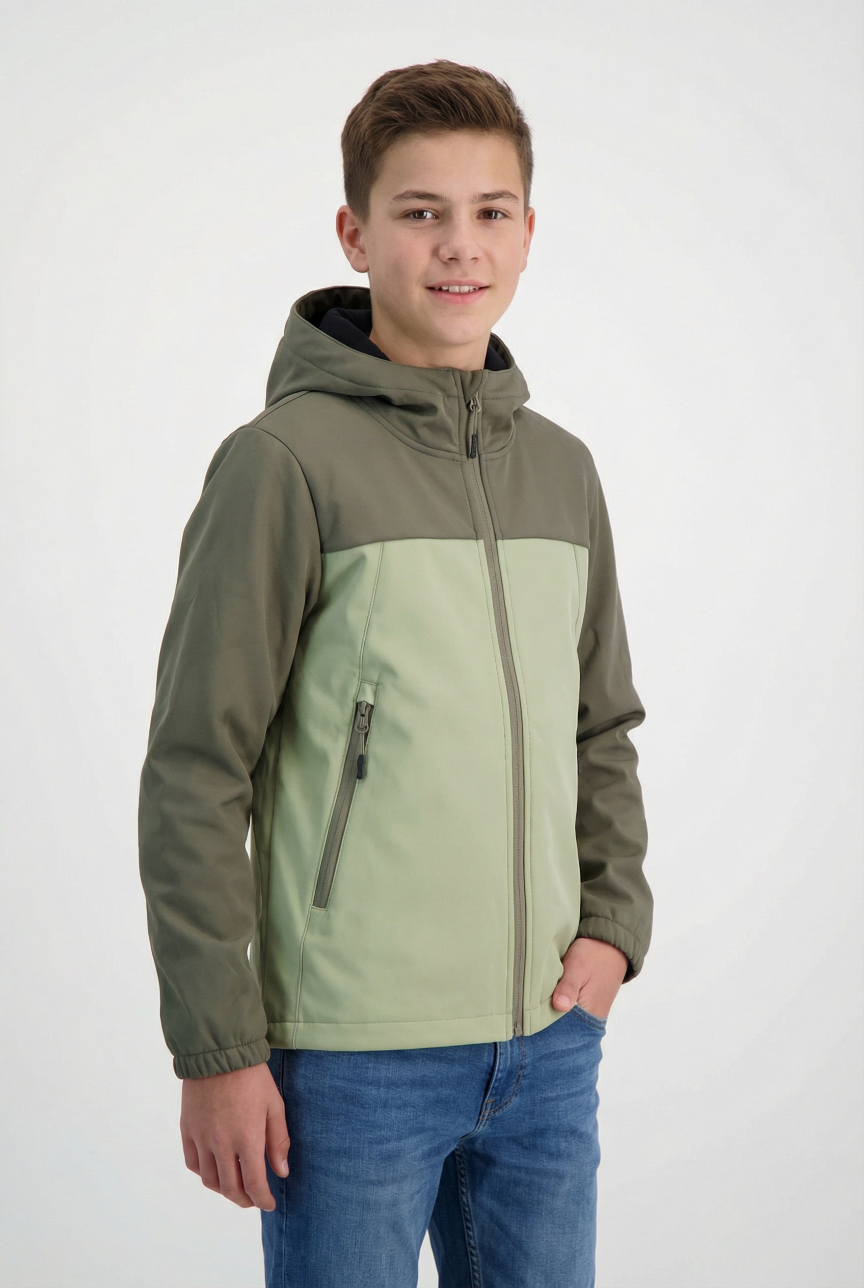 Icepeak Softshelljacke »KLINE JR« wasserabweisendes Obermaterial, mit 8000 Wassersäule, atmungsaktiv