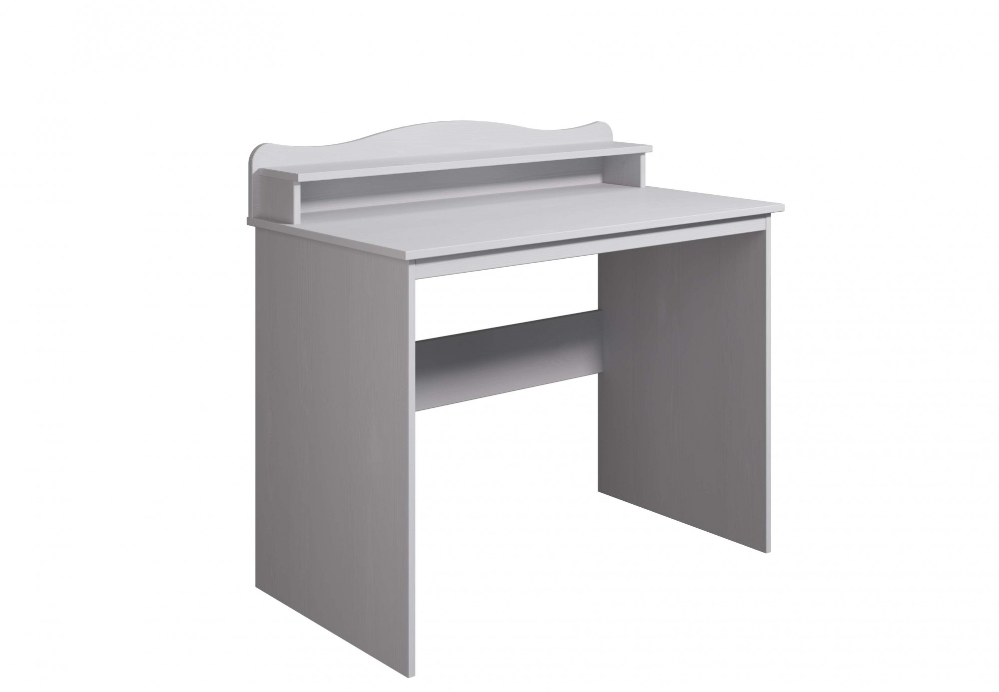 Image of GOODproduct Schreibtisch "Lesve" aus massiver Kiefer, mit Schreibtischaufsatz