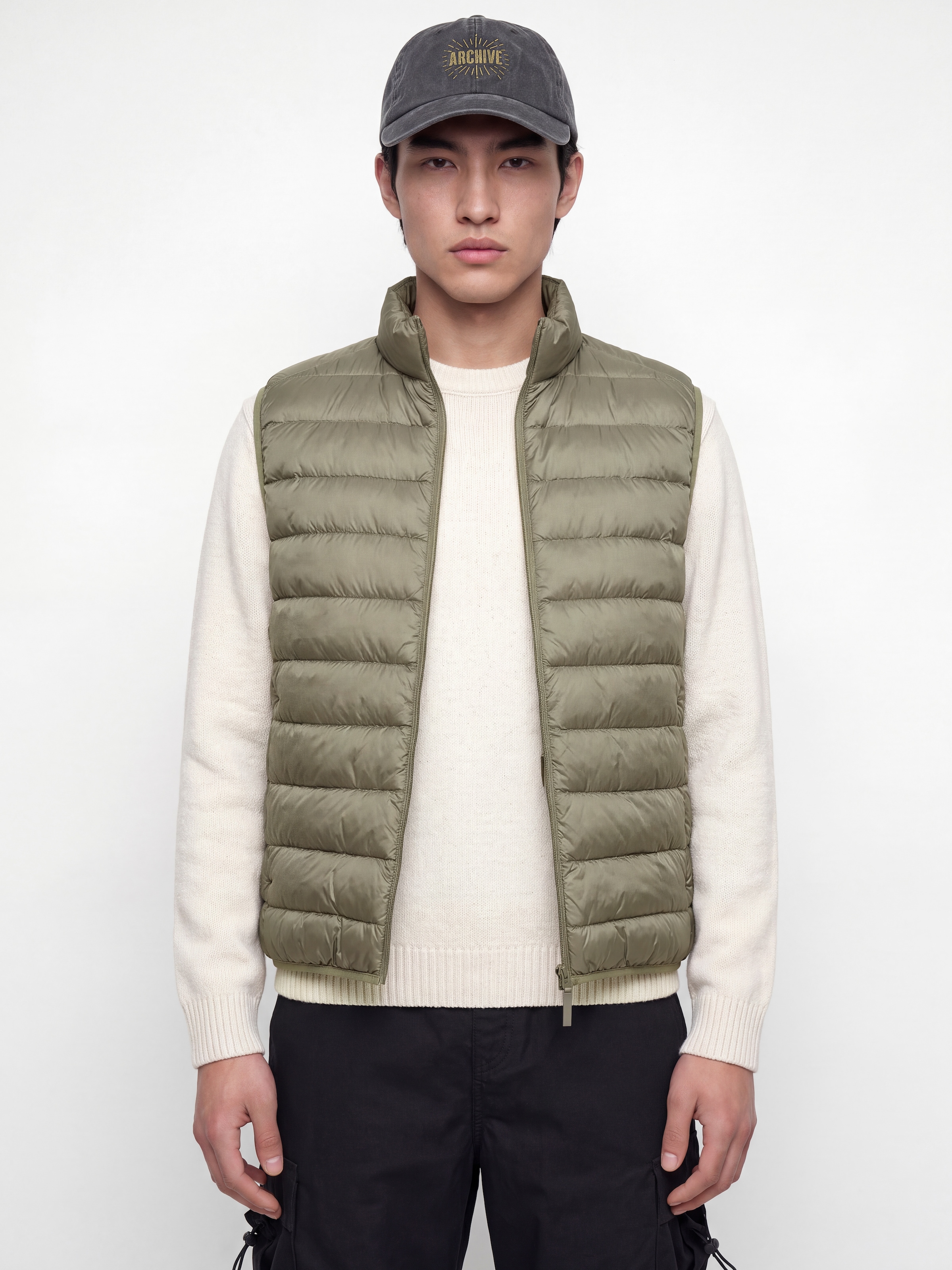 Jack & Jones Gilet matelassé »JJEBERG LIGHT DOWN BODYWARMER NOOS« fibre synthétique, coupe régulière