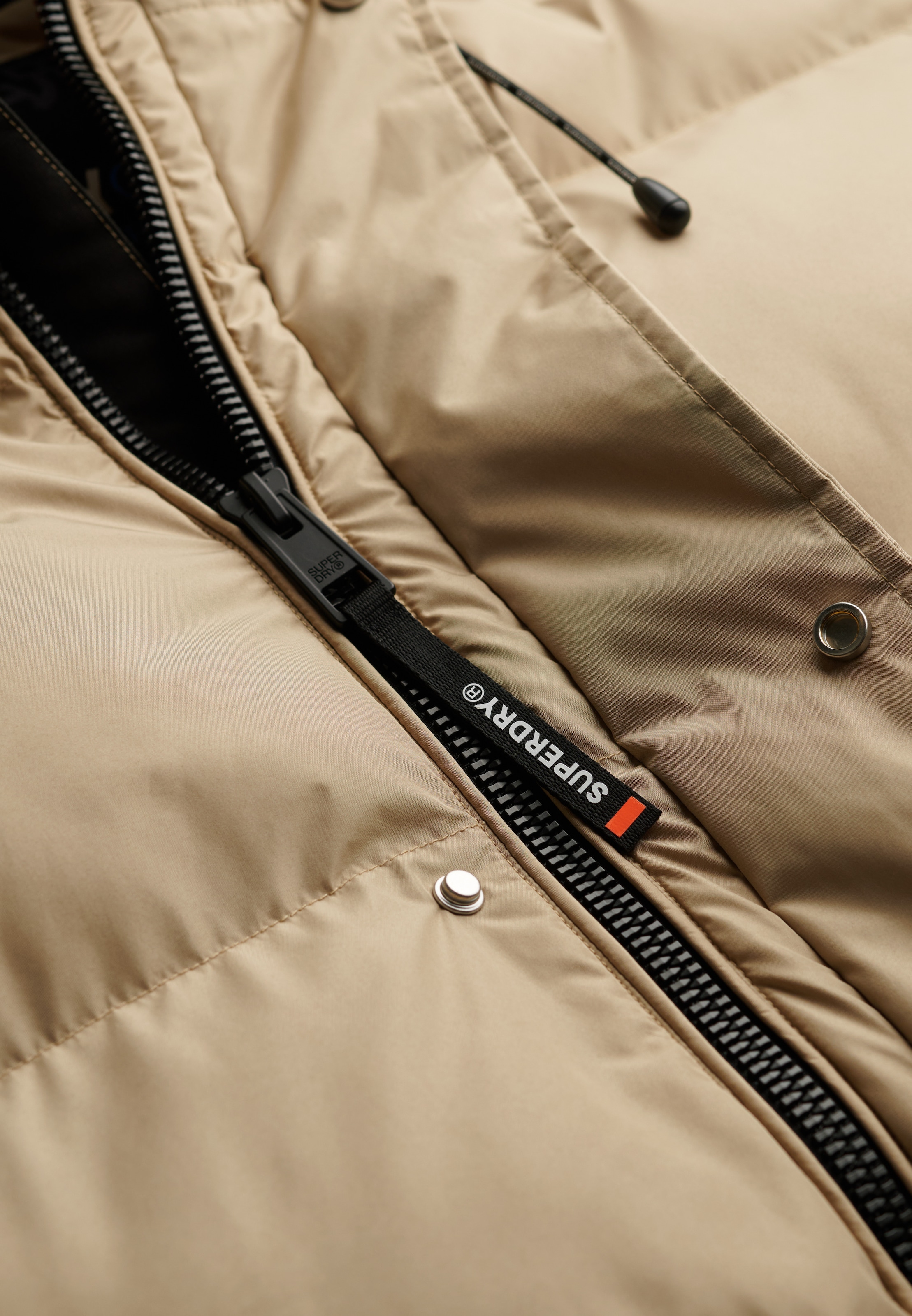Superdry Steppjacke »HOODED 5 BAFFLE SPORTS PUFFER« mit Kapuze