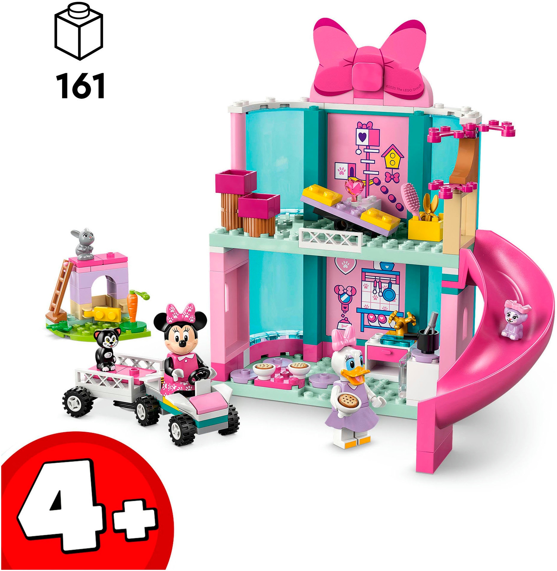 LEGO® Konstruktionsspielsteine »Minnies Tierhotel (43274), LEGO Disney Classic« Made in Europe