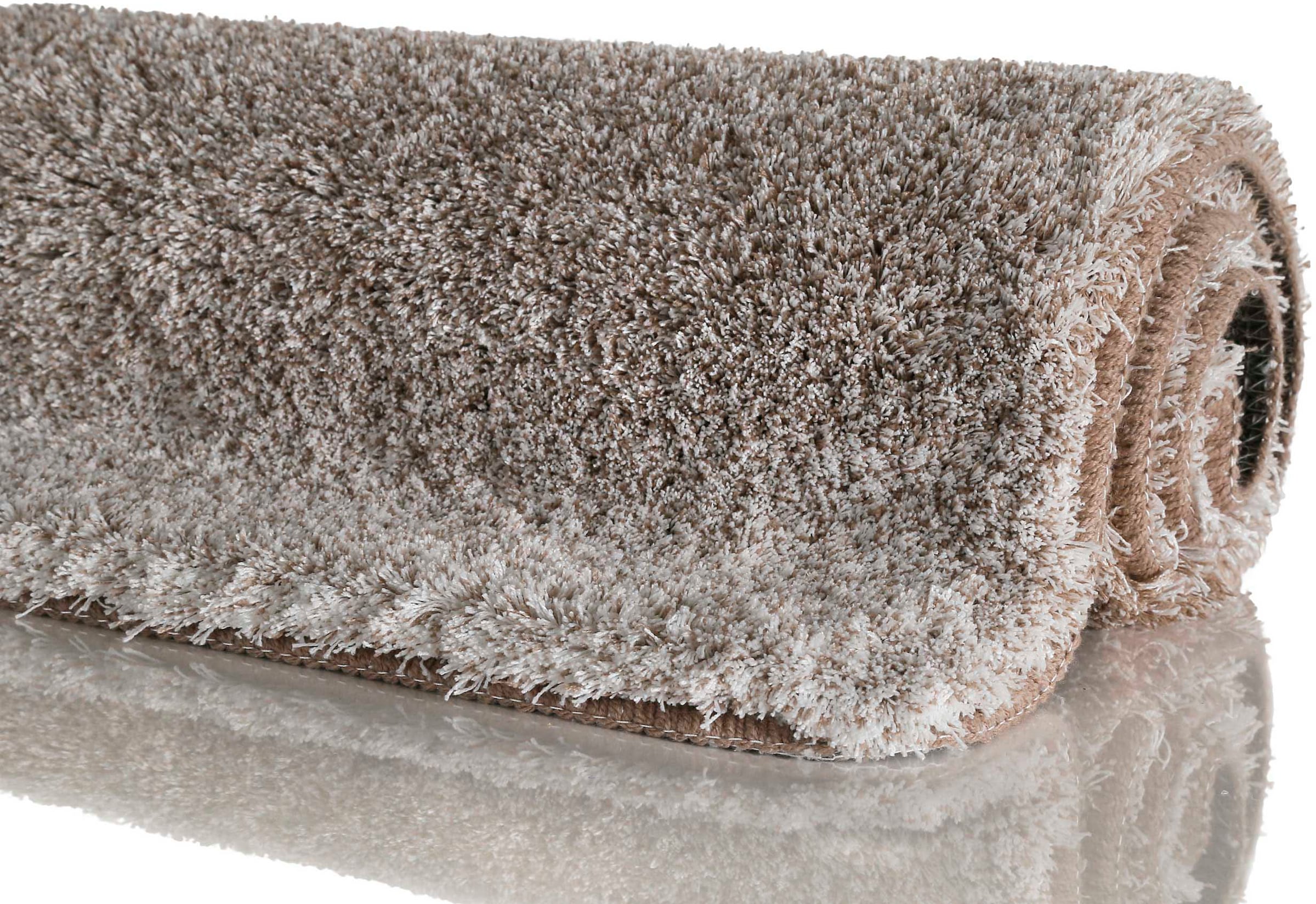 Wecon home Basics Badematte »Luuk WB-2705«, Höhe 25 mm, rutschhemmend beschichtet, fussbodenheizungsgeeignet-schnell trocknend, trendiger Farbverlauf, waschbar, weicher Badezimmerteppich