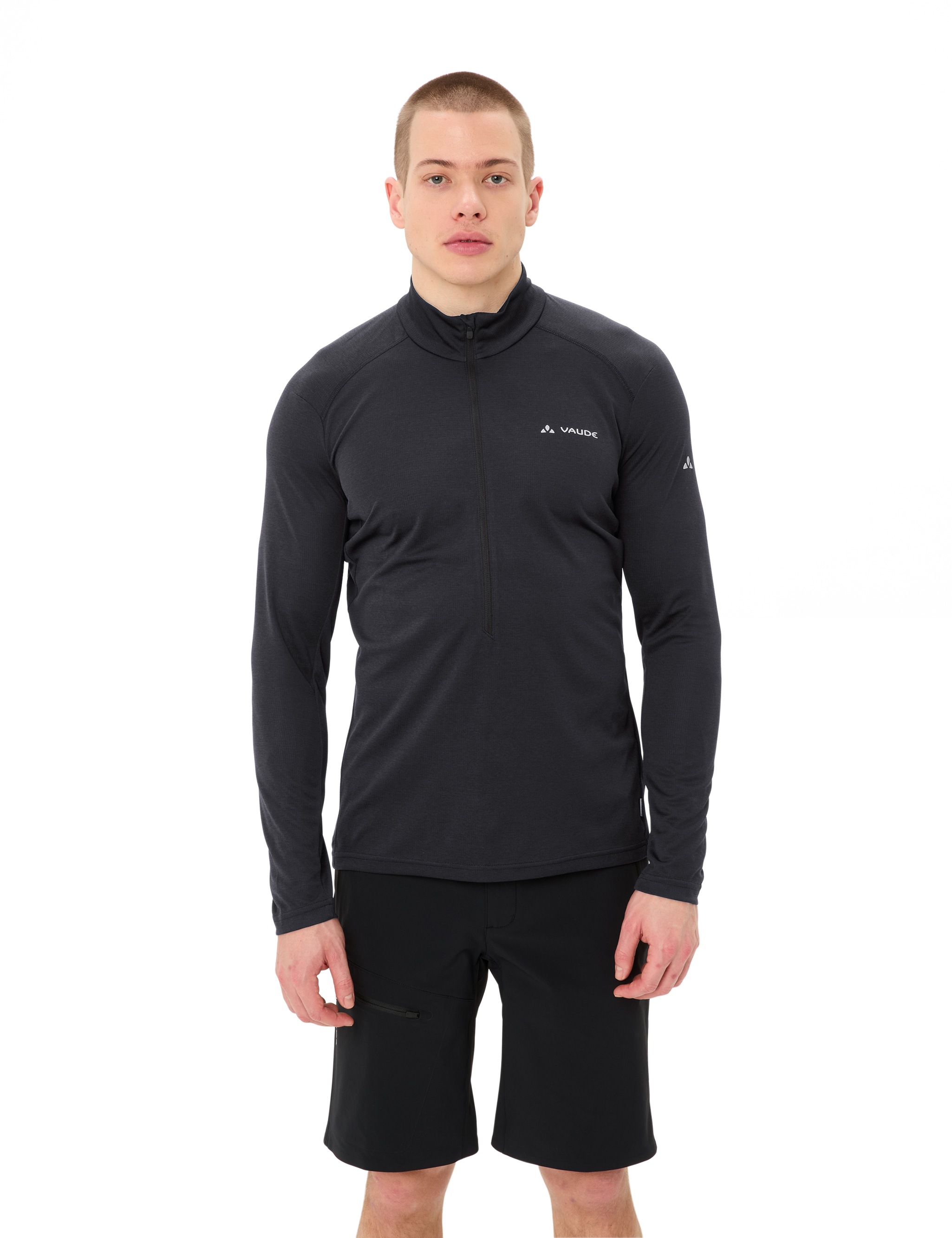 VAUDE Langarmshirt »MEN'S LARICE LIGHT SHIRT II« Langarm-Ausführung, mit Stehkragen, aus Polyester, normale Länge