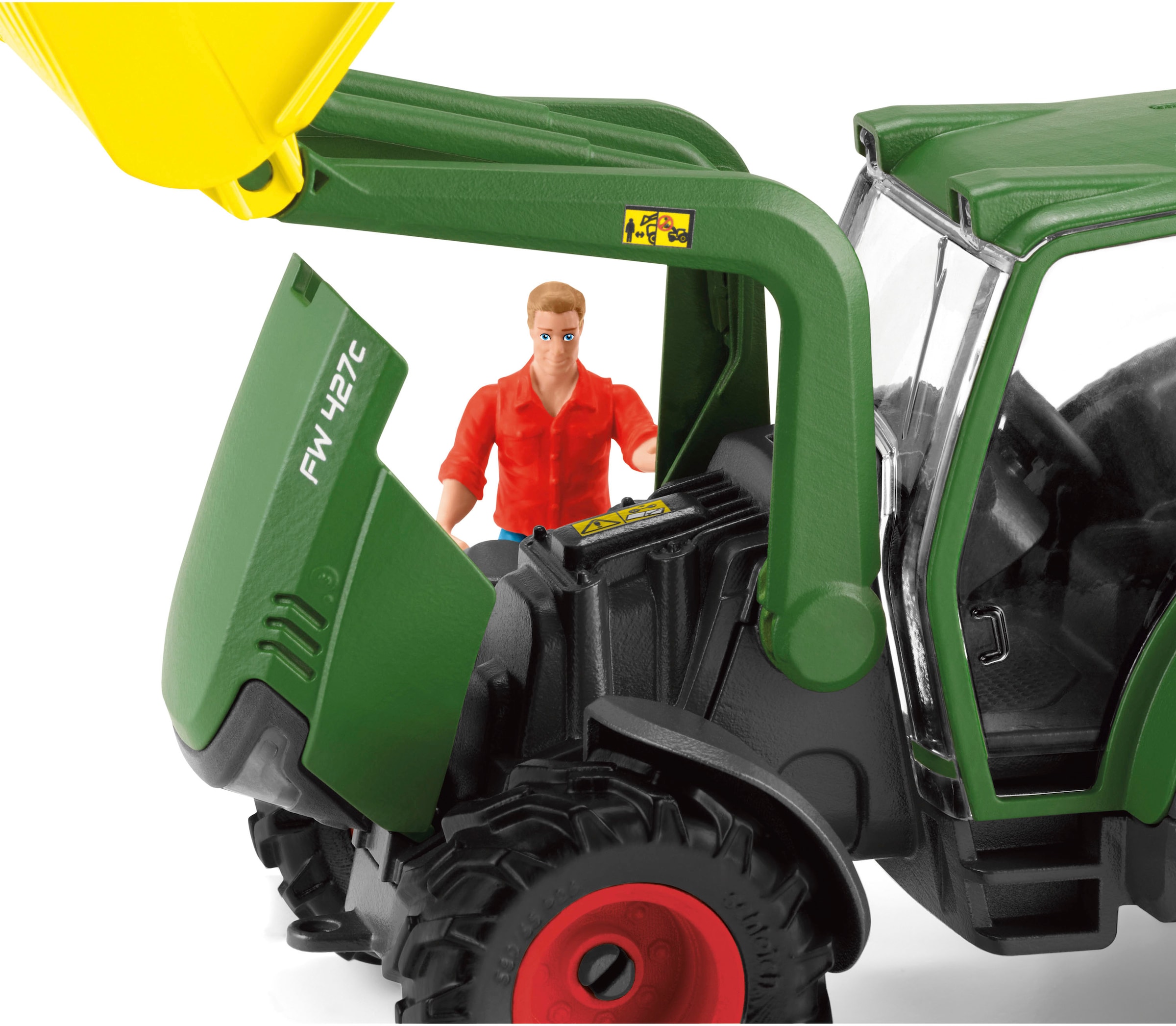 Schleich® Spielwelt »FARM WORLD, Traktor mit Anhänger  (42608)«