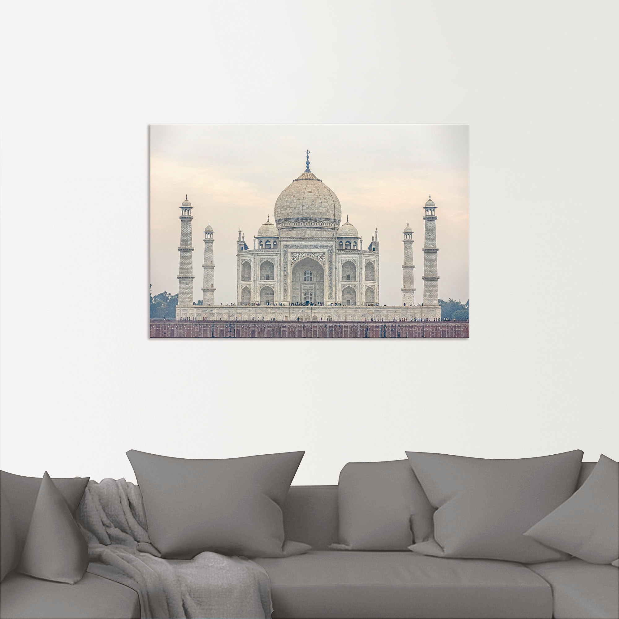 Artland Wandbild »Taj Mahal«, Gebäude, Poster Wandaufkleber als St.), Grössen jetzt oder Leinwandbild, kaufen Alubild, in (1 versch