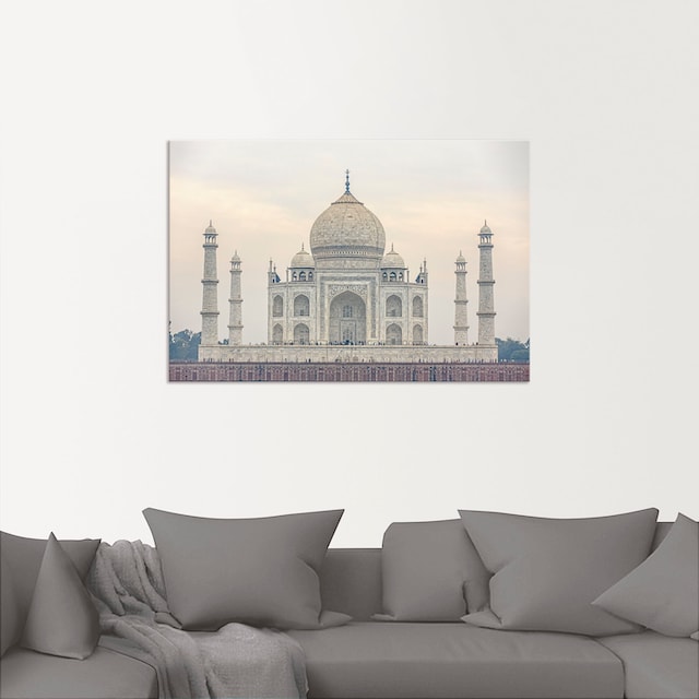Artland Wandbild »Taj Mahal«, Gebäude, (1 St.), als Alubild, Leinwandbild,  Wandaufkleber oder Poster in versch. Grössen jetzt kaufen