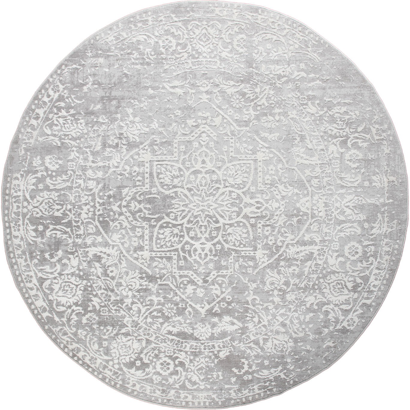 Image of Paco Home Teppich »Neferu 973«, rund, 9 mm Höhe, Kurzflor, Orient Optik, 3D-Design, ideal im Wohnzimmer & Schlafzimmer bei Ackermann Versand Schweiz