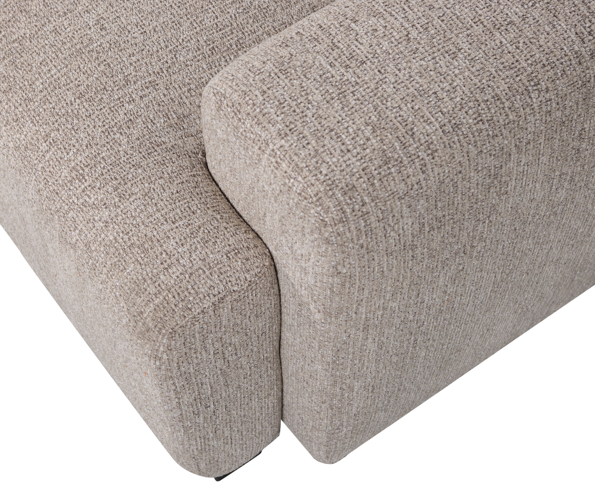 WOOOD Schlafsofa »Night & Day Melange-Webstoff mit Schlaffunktion, H85 x B239 x T107 cm« Schlafbreite 190 cm, Sehr hohe Verschleissfestigkeit, Pfleiglicht